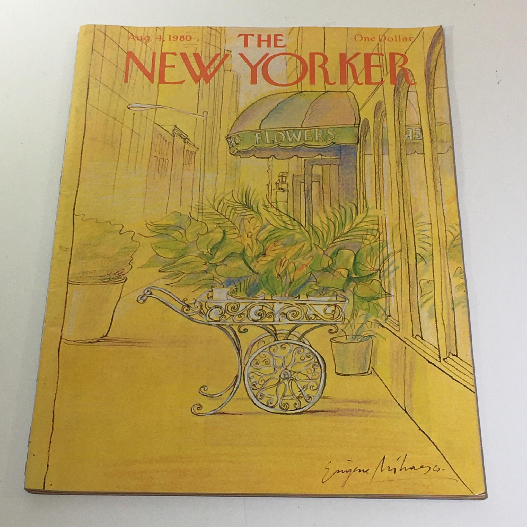 The New Yorker: August 4 1980 Full Magazine/Theme Cover Eugene Mihaesco