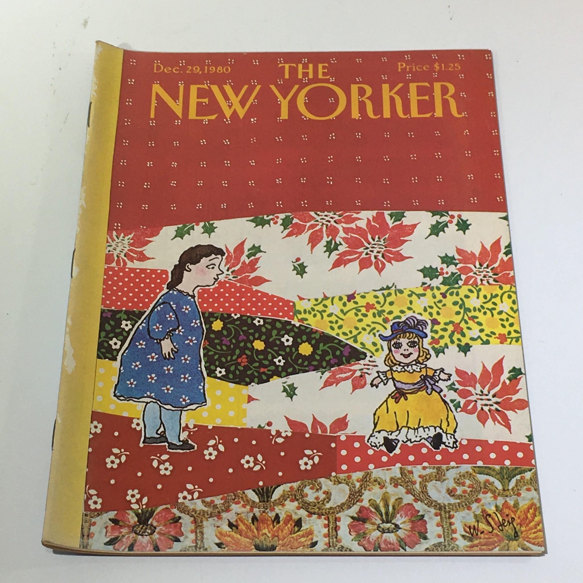 The New Yorker Magazine December 29 1980 Full Theme Cover by William Steig