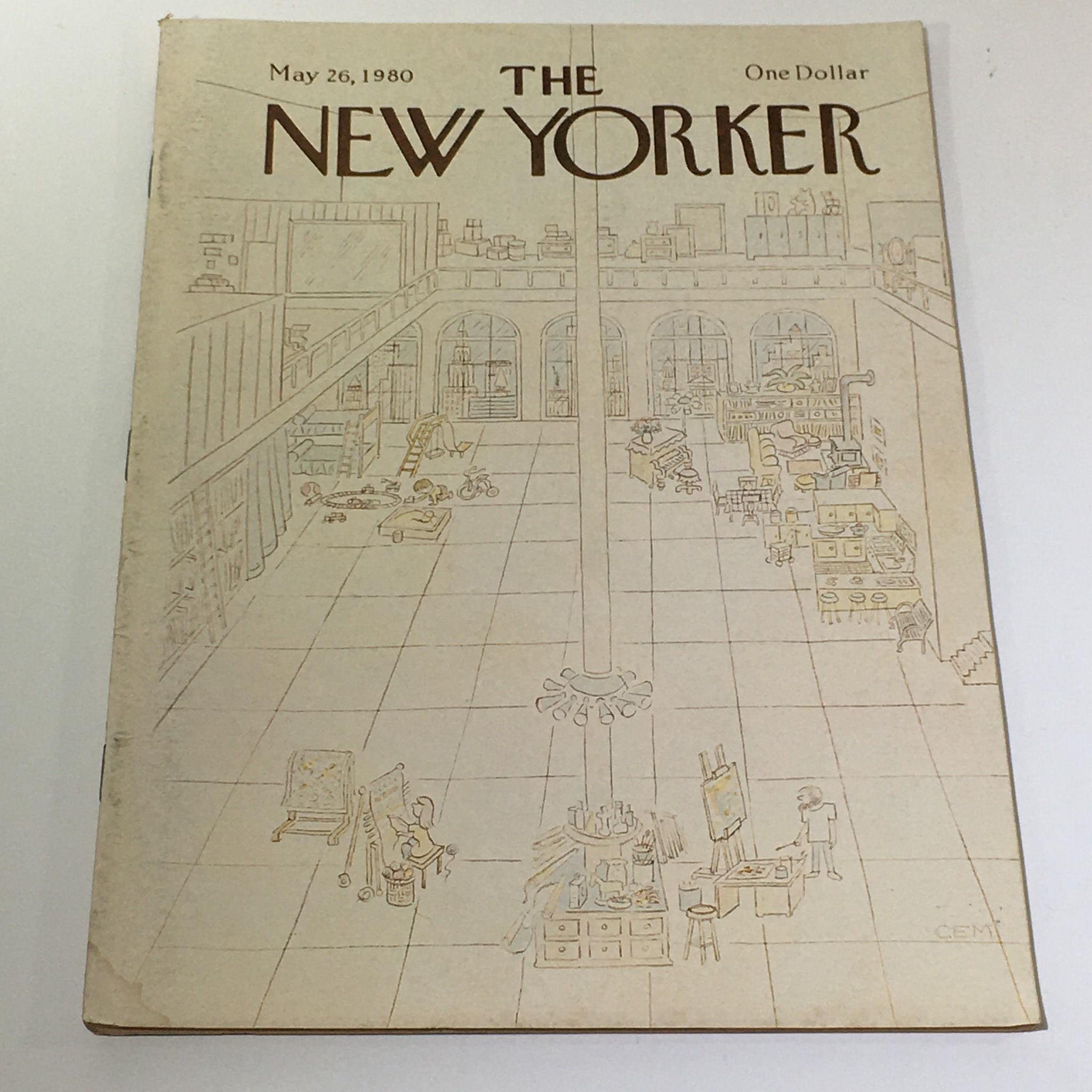 The New Yorker Magazine May 26 1980 Full Theme Cover by Charles E. Martin