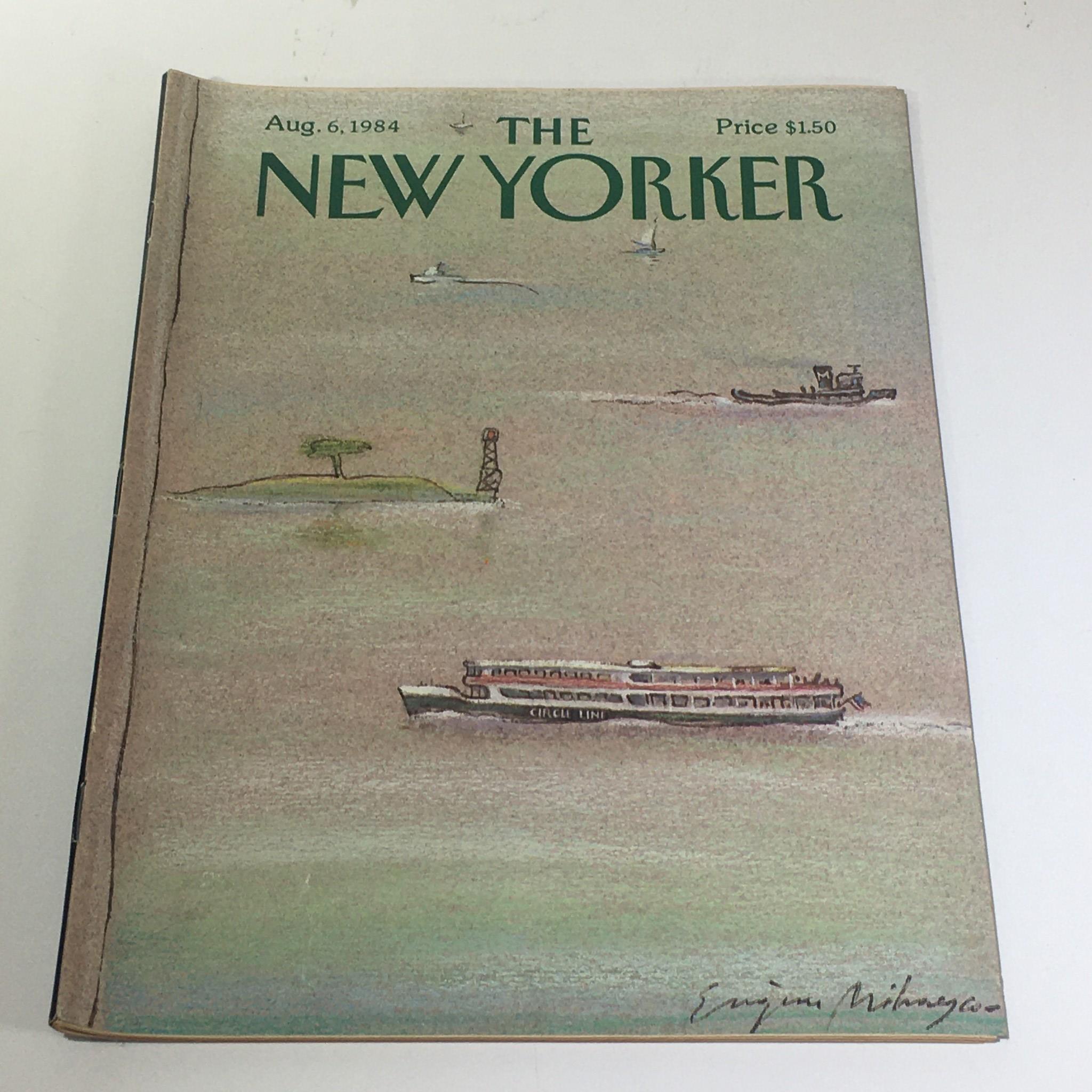 The New Yorker Magazine August 6 1984 Full Theme Cover by Eugene Mihaesco