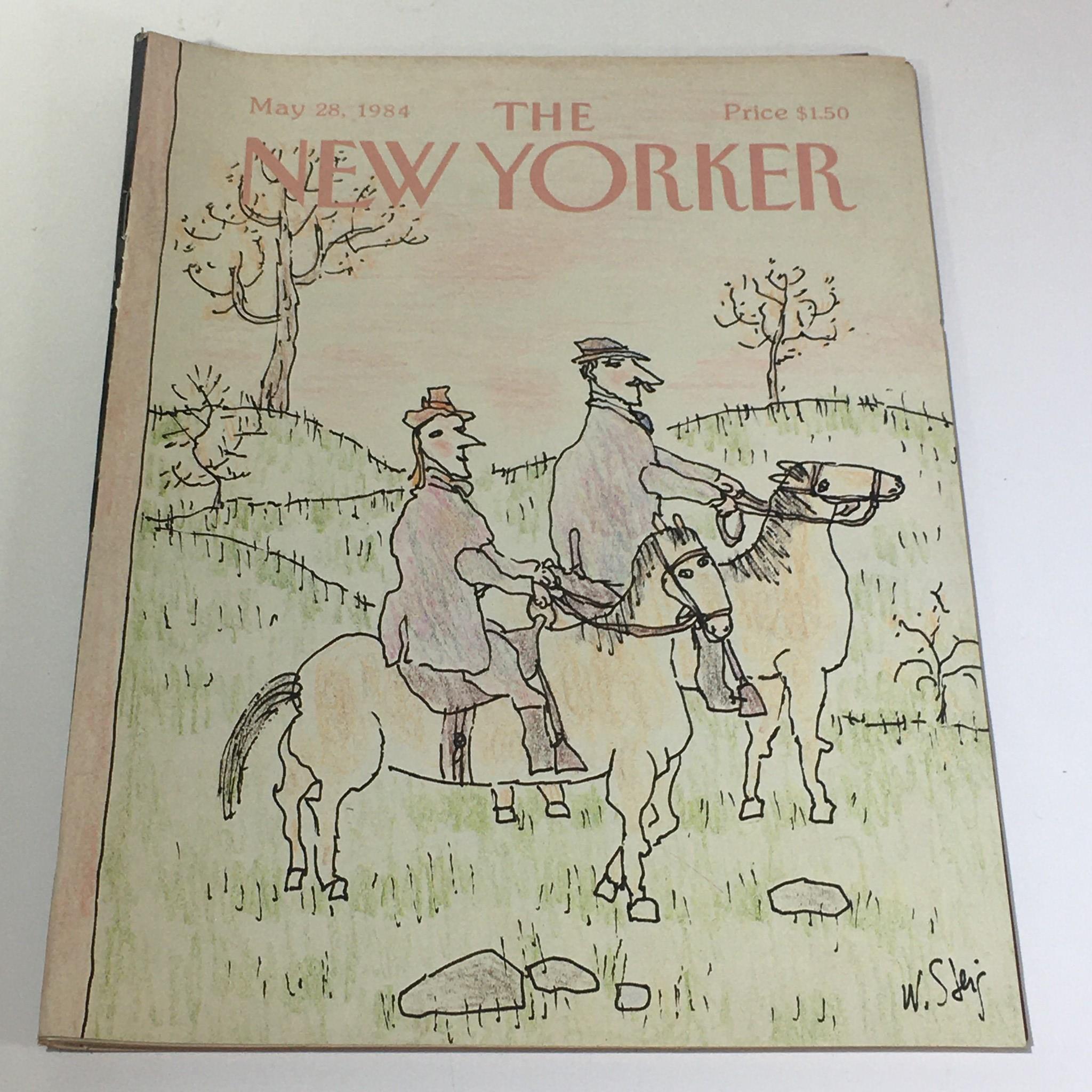 The New Yorker Magazine May 28 1984 Full Theme Cover by William Steig No Label