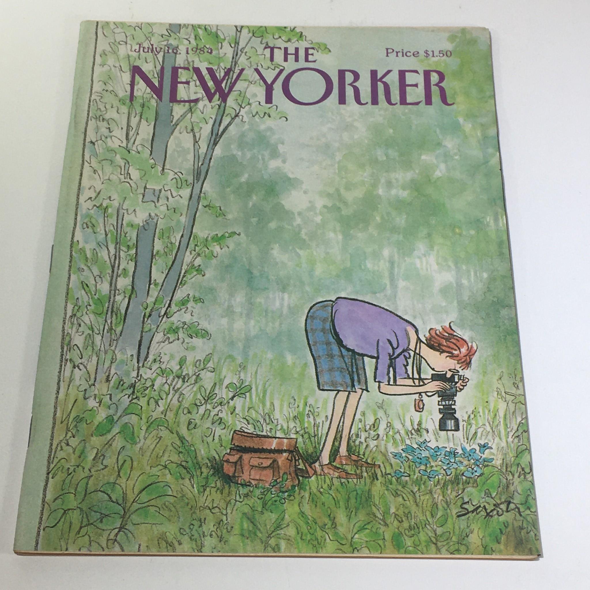 The New Yorker Magazine July 16 1984 Full Theme Cover by Charles Saxon