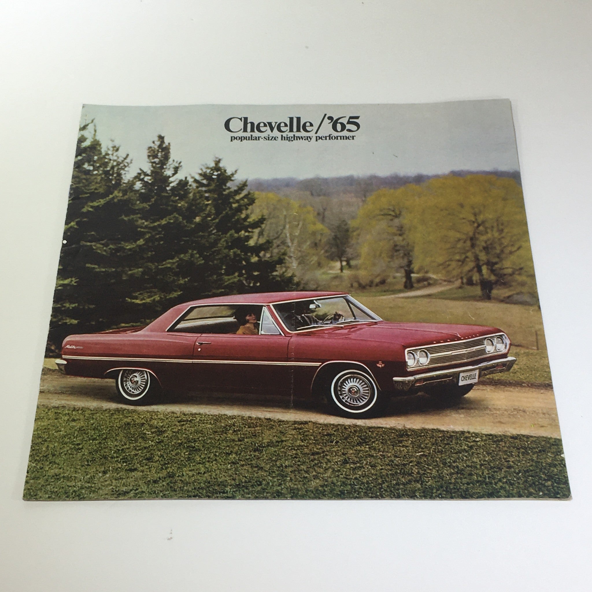 1965 Chevelle 300 Deluxe by Chevrolet 4 Door Sedan Hardtop Car Catalog Brochure