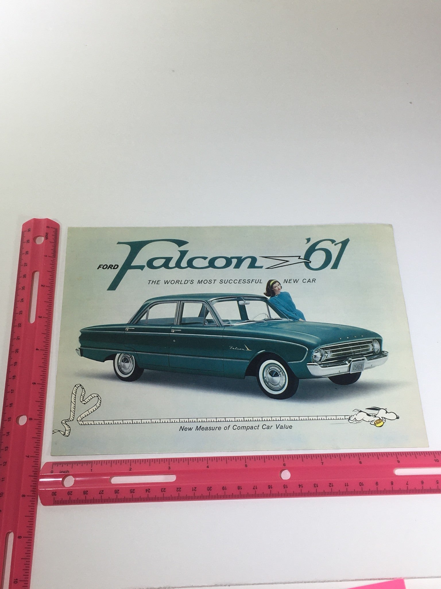 1961 Ford Falcon Fordomatic 2-Speed 85-Hp 101-Hp Falcon Six Car Catalog Brochure