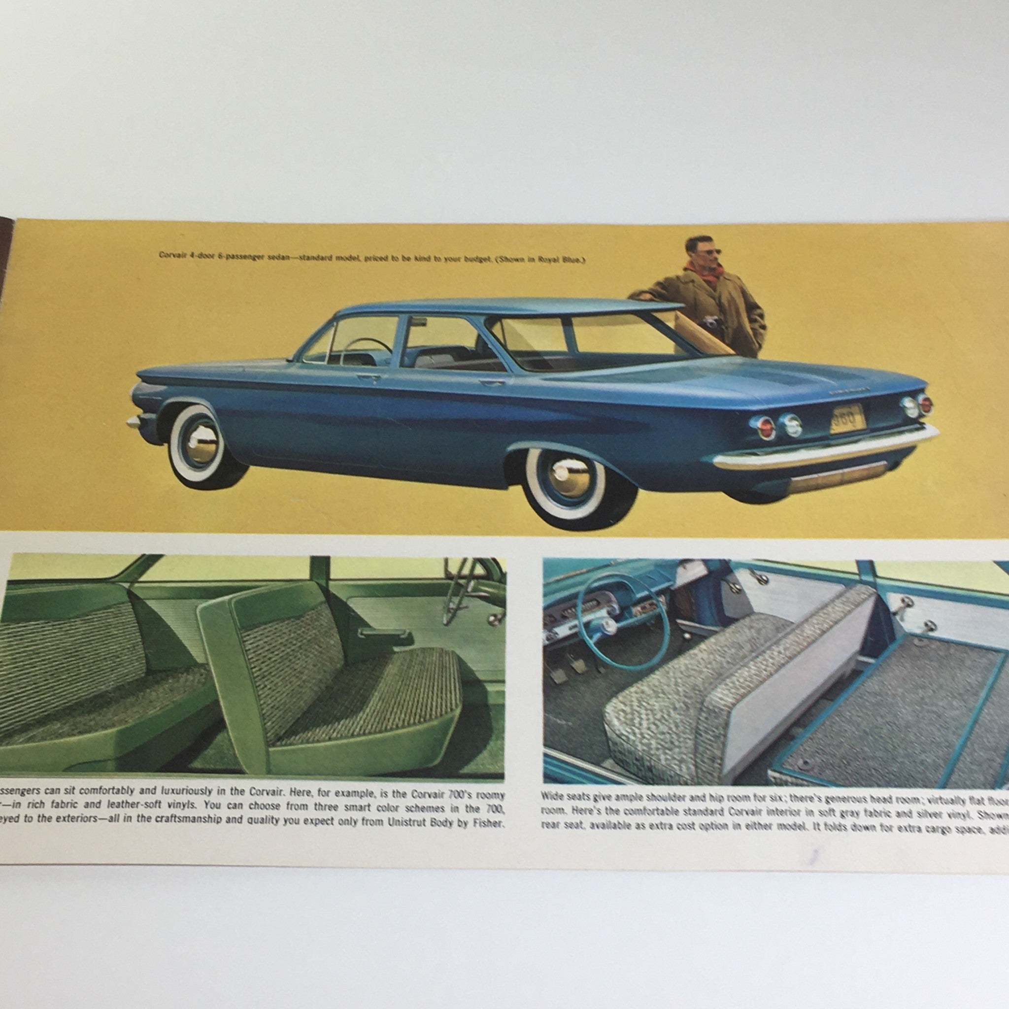 1960 Corvair by Chevrolet Prestige Cars 4-Door 6-Passengers Car Catalog Brochure