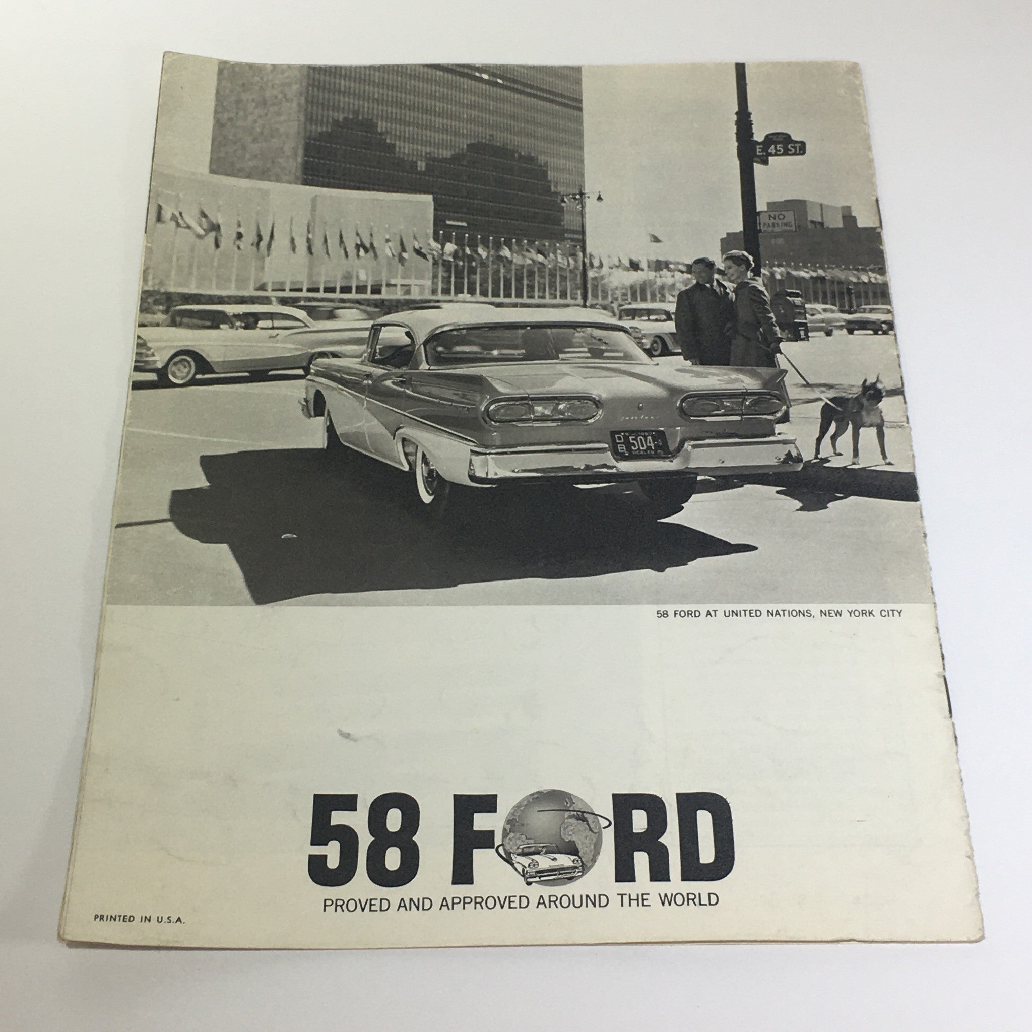 1958 Ford 2-Door Sedan Hardtop Russian Frontier Car Catalog Brochure