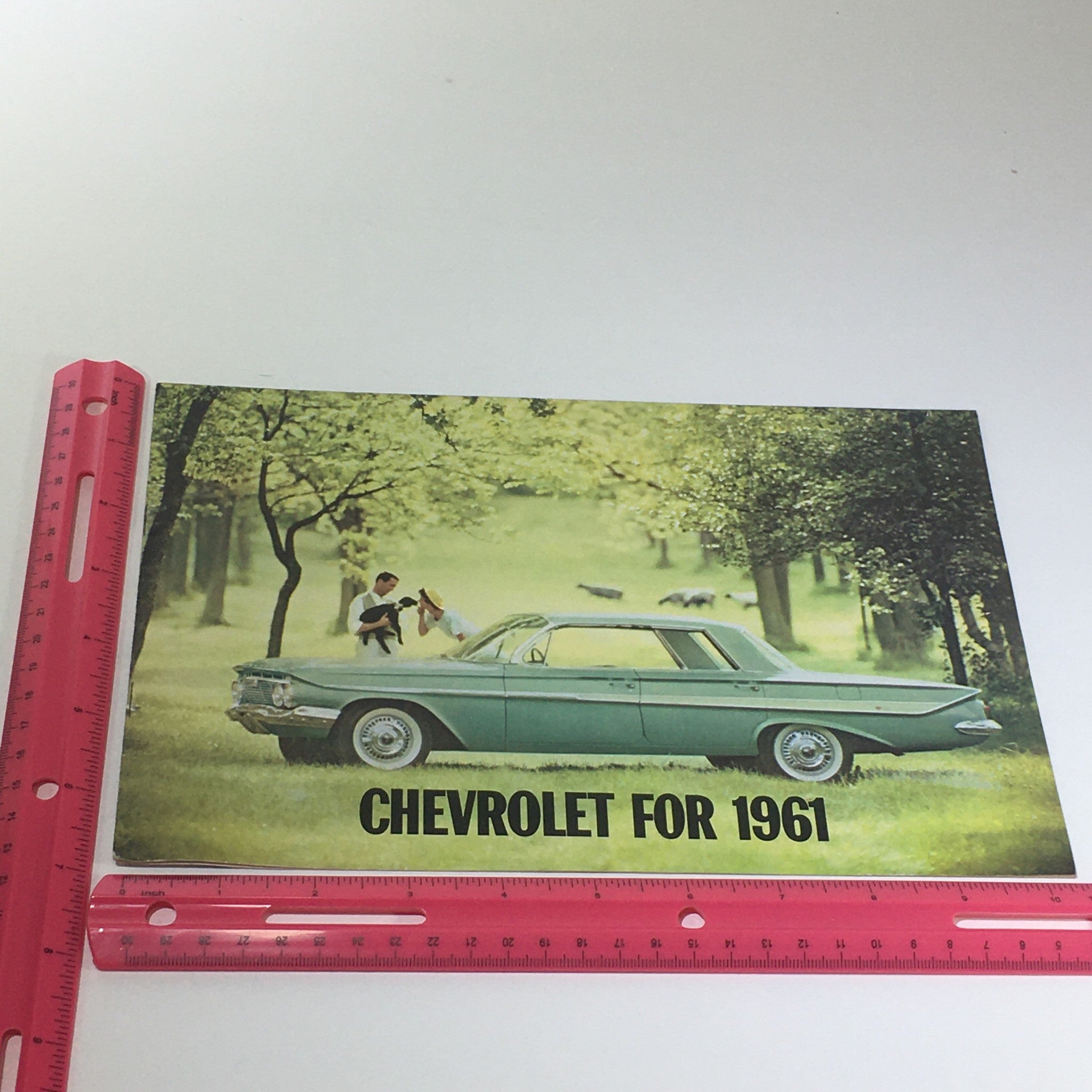 Chevrolet for 1961 Bel Air Series Sport Coupe 4-Door Sedan Car Catalog Brochure