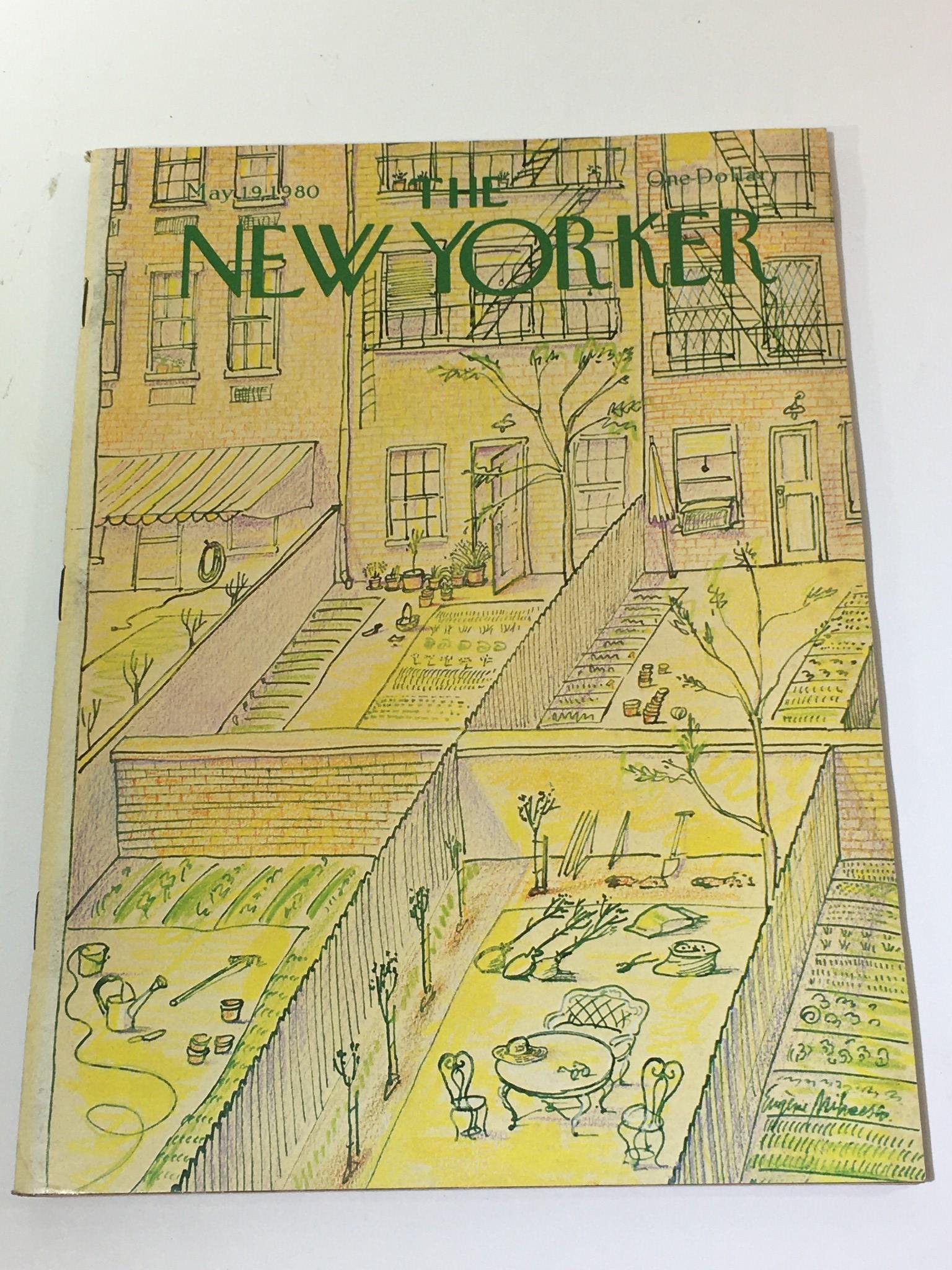 The New Yorker Magazine May 19 1980 Full Theme Cover by Eugène Mihaesco