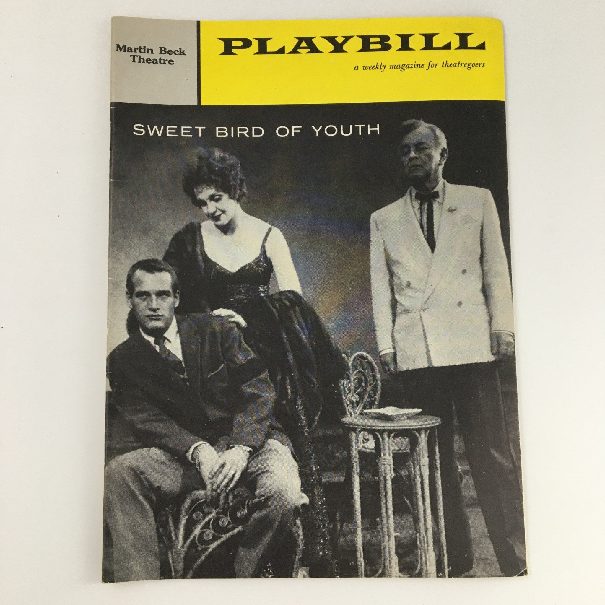 1959 Playbill Martin Beck Theatre 'Sweet Bird of Youth' Paul Newman, Geraldine P