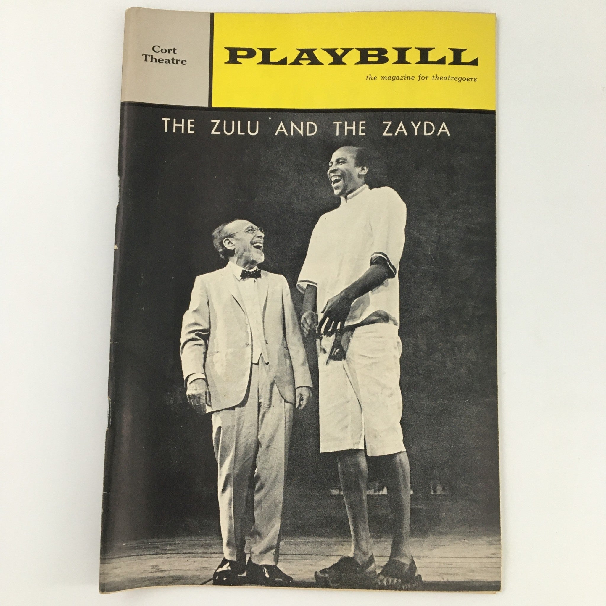 1965 Playbill Cort Theatre 'The Zulu and The Zayda' Louis Gossett, Joe Silver