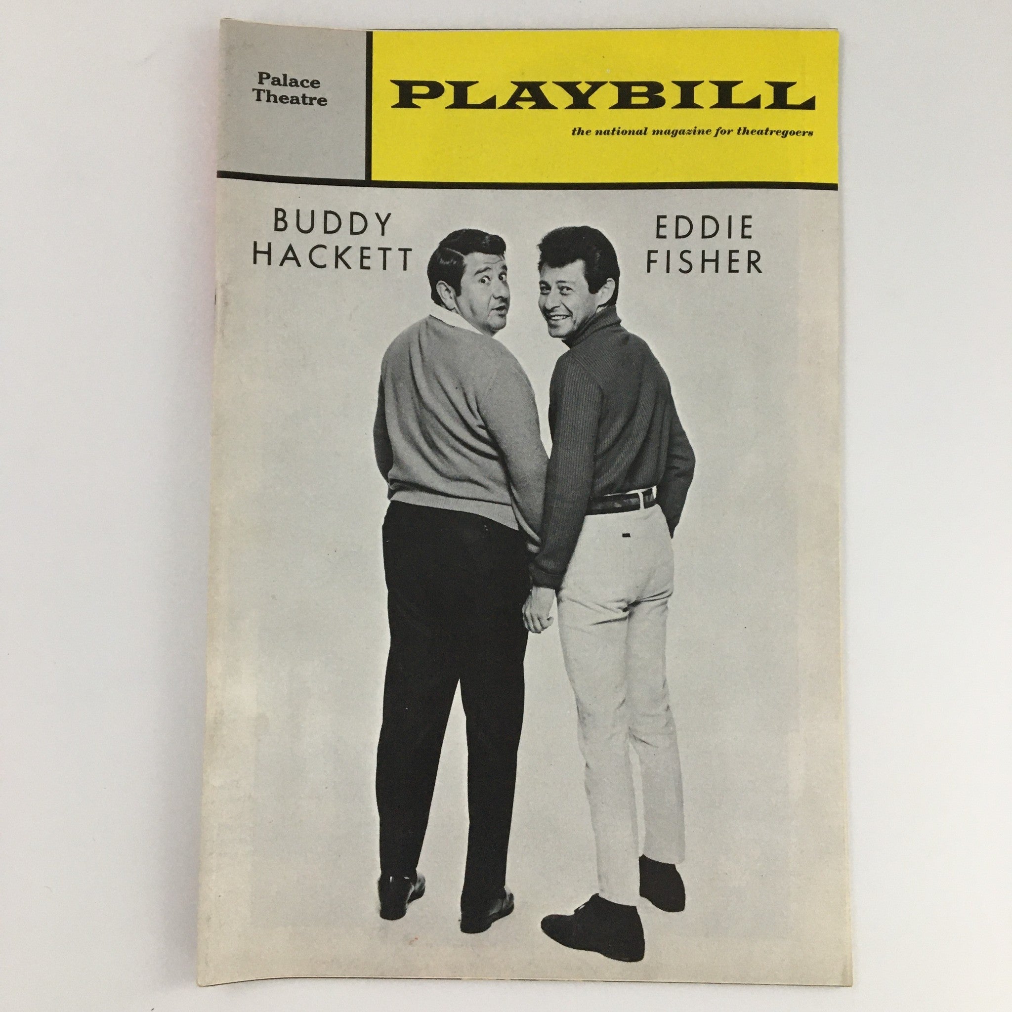 1967 Playbill The Palace Theatre Buddy Hackett and Eddie Fisher