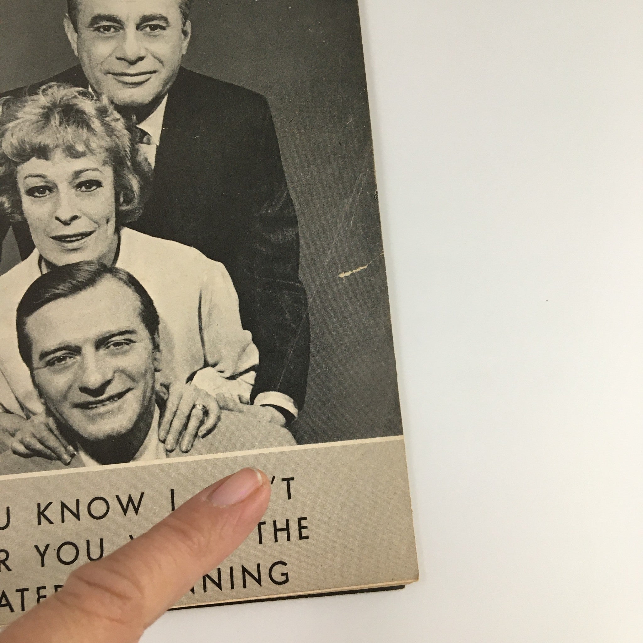 1967 Playbill Ambassador Thtr You Know I Can't Hear You When the Water's Running