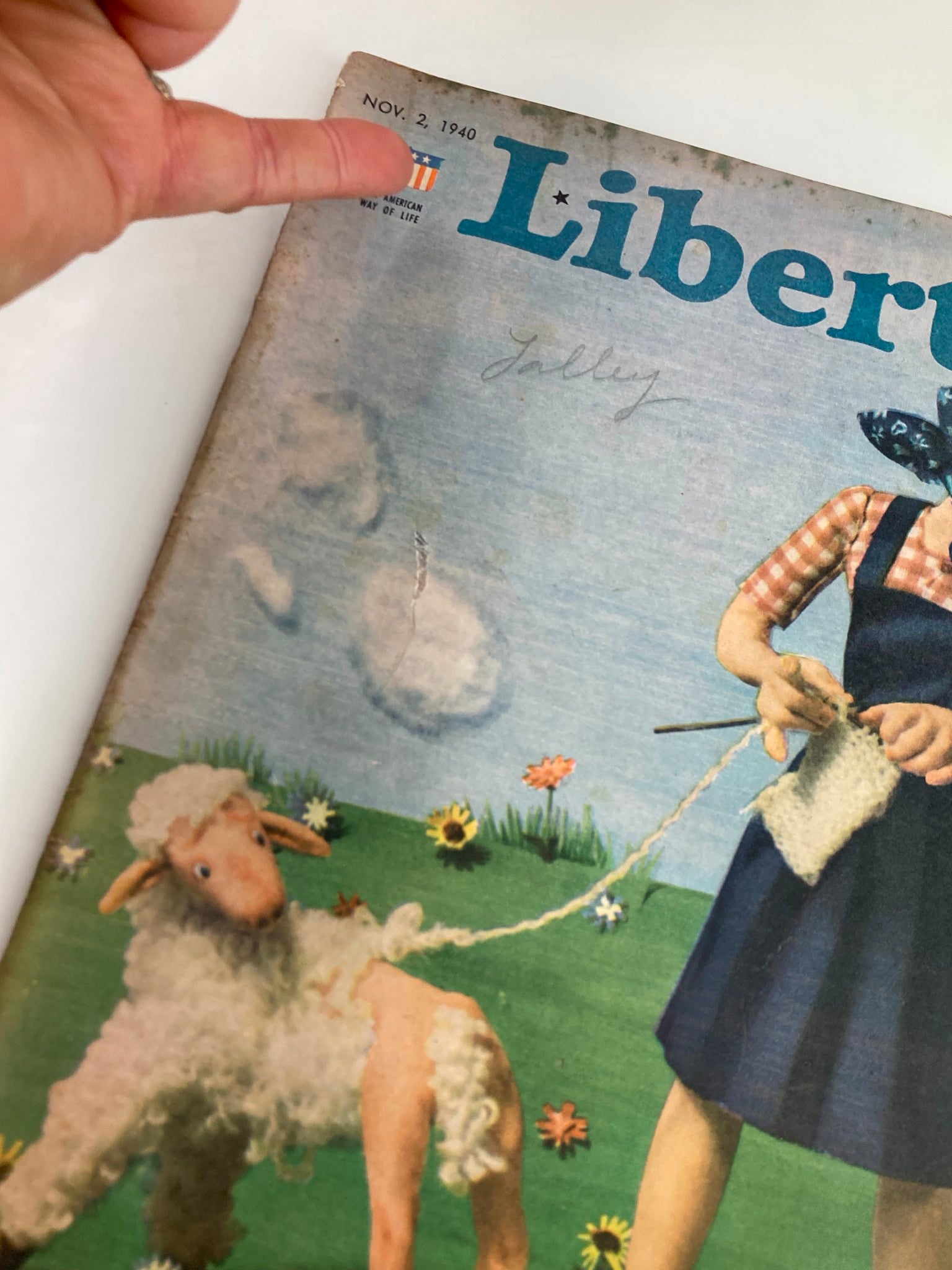 VTG Liberty Magazine November 2 1940 Happiness in Our Time No Label