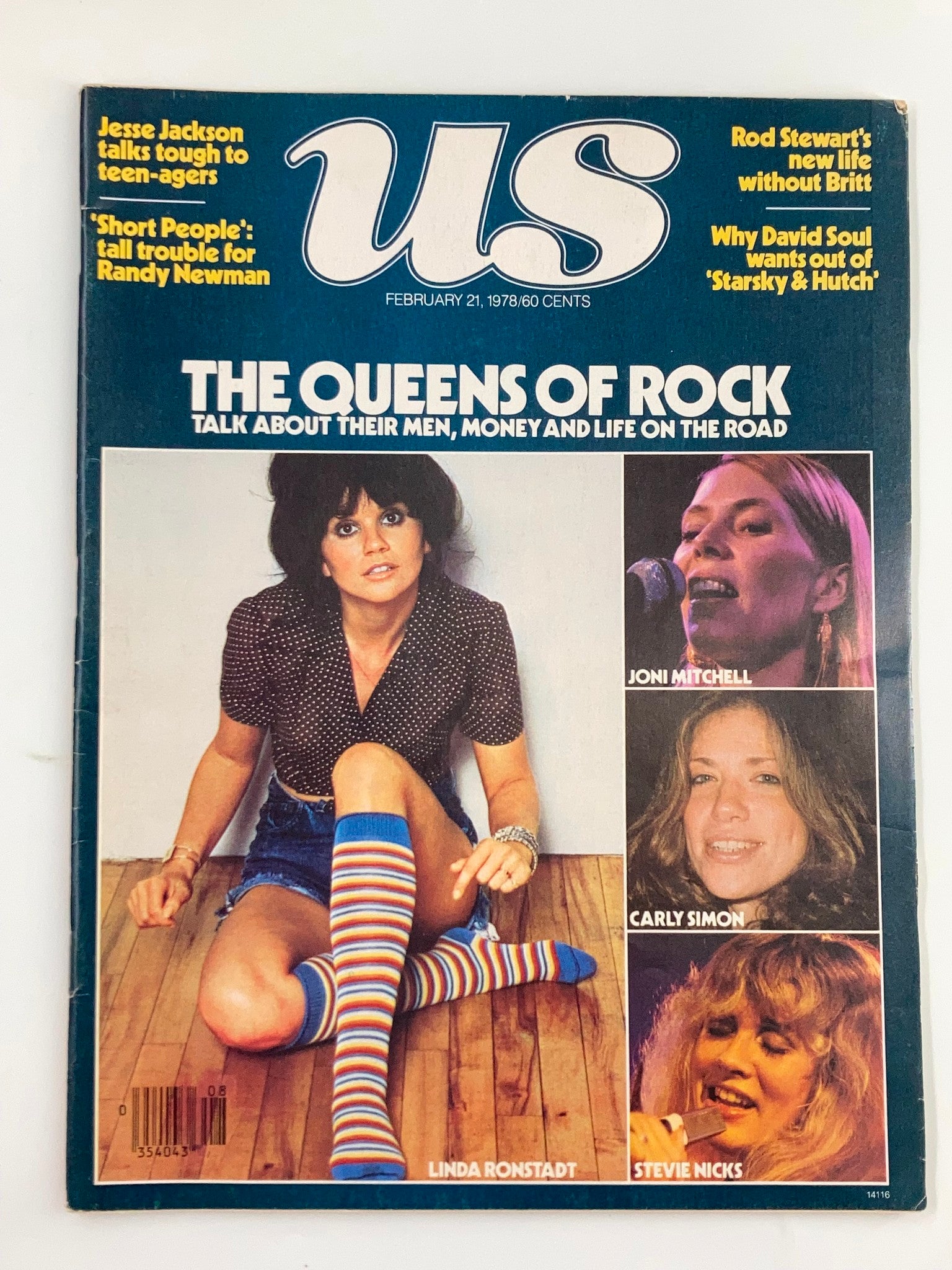 VTG US Magazine February 21 1978 Linda Ronstadt, Joni Mitchell No Label