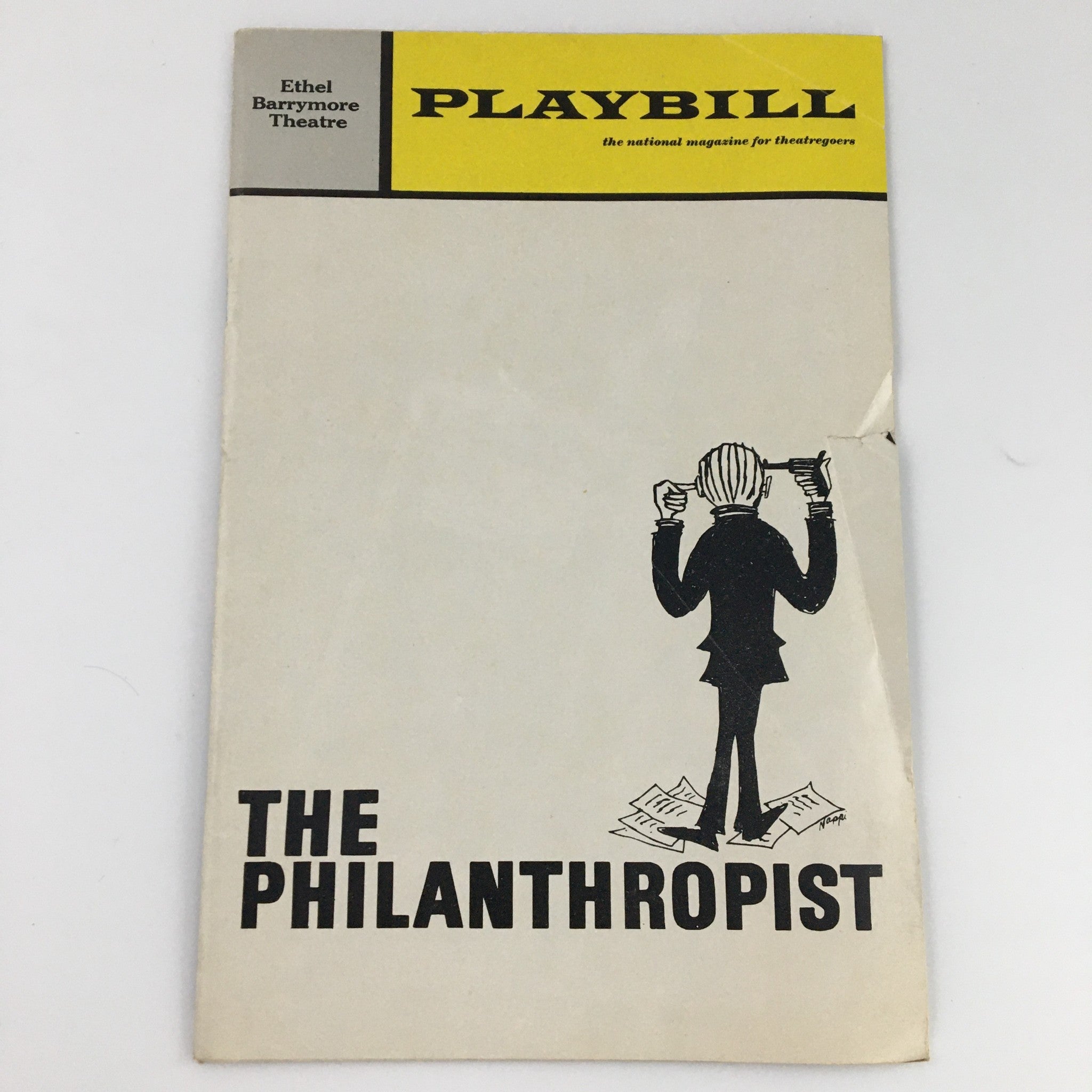 1971 Playbill Ethel Barrymore Theatre 'The Philanthropist' Alec McCowen