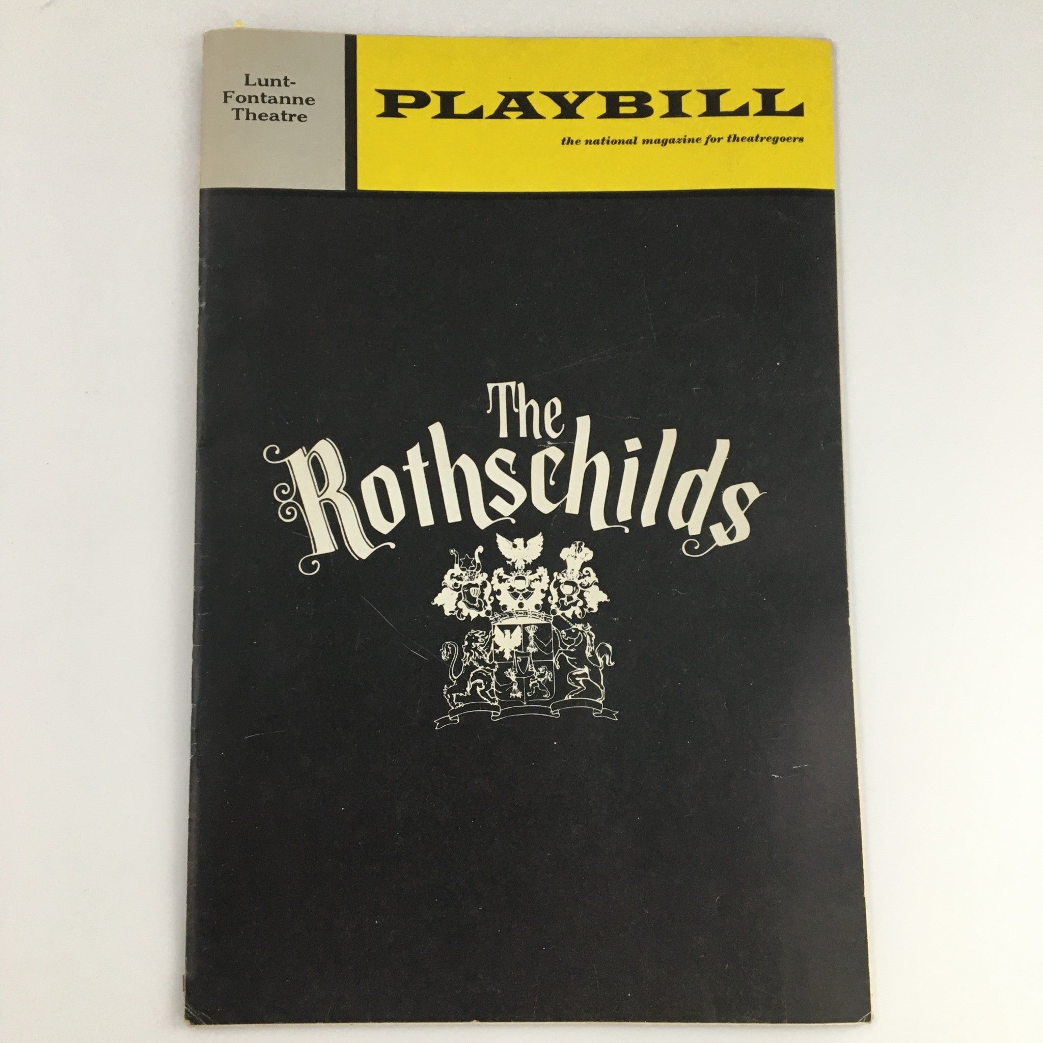 1971 Playbill Lunt-Fontanne Theatre 'The Rothschilds' Paul Hecht, Keene Curtis