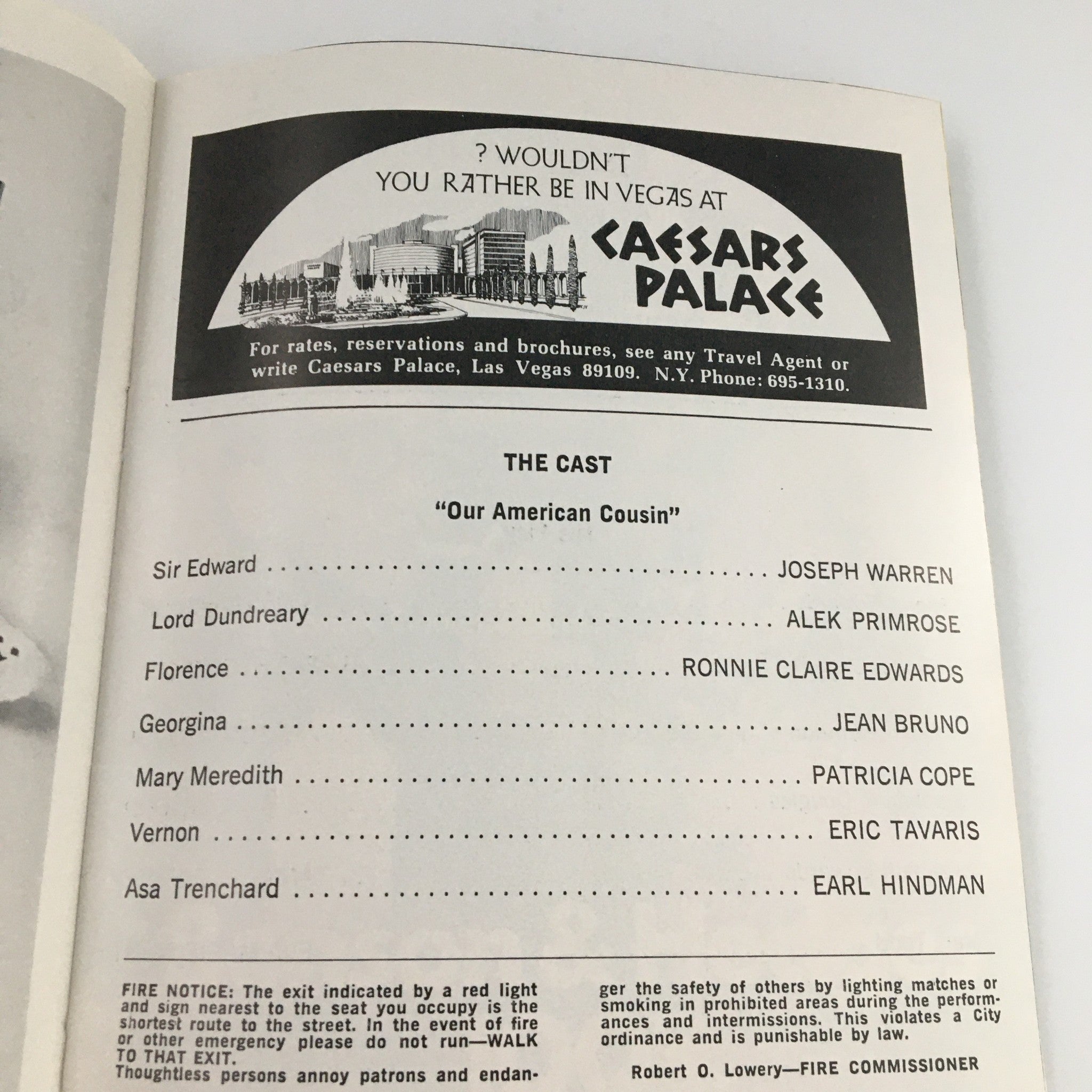 1972 Playbill The Plymouth Theatre The Lincoln Mask' Fred Gywnne Eva Marie Saint