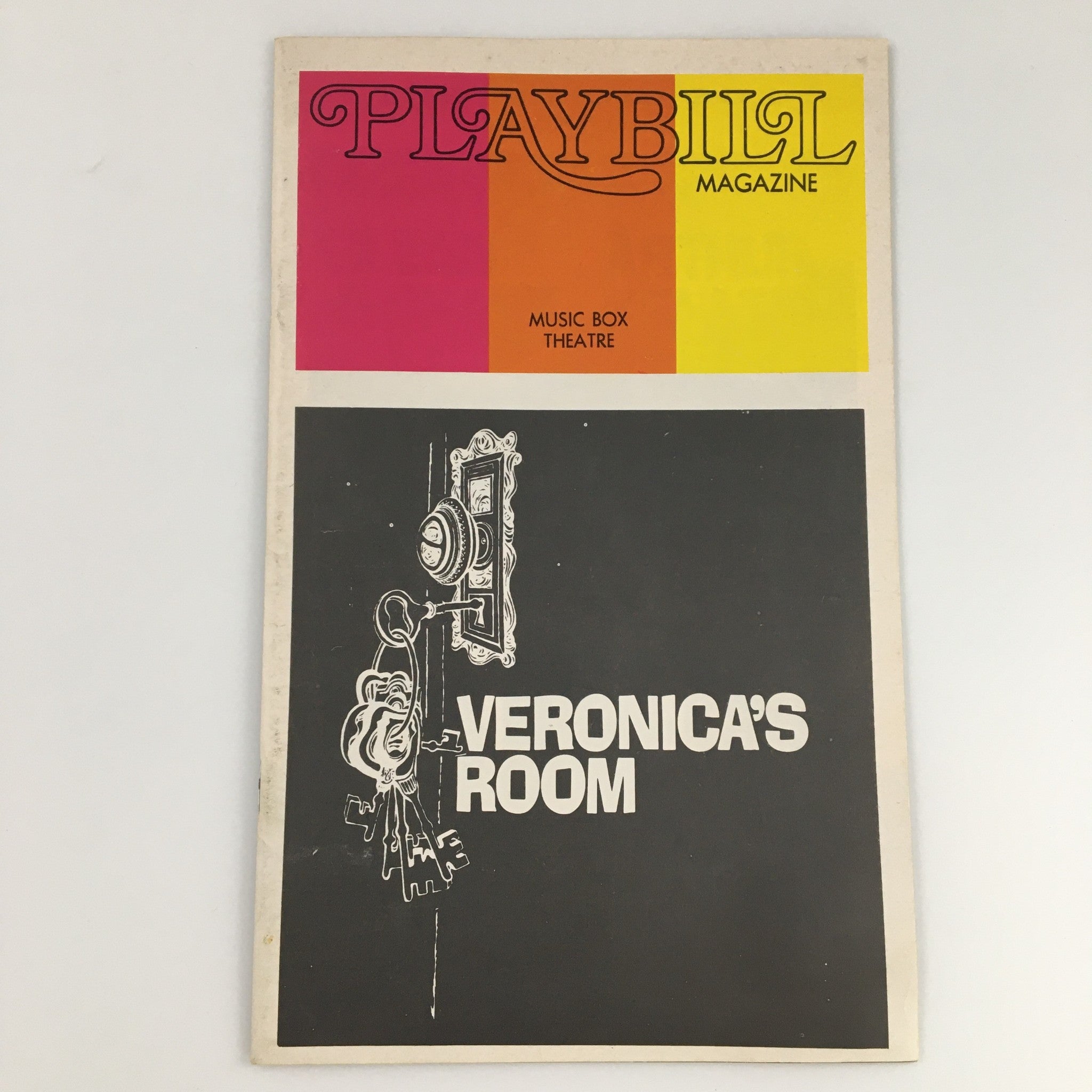 1973 Playbill Music Box Theatre 'Veronica's Room' Regina Baff, Kipp Osborne