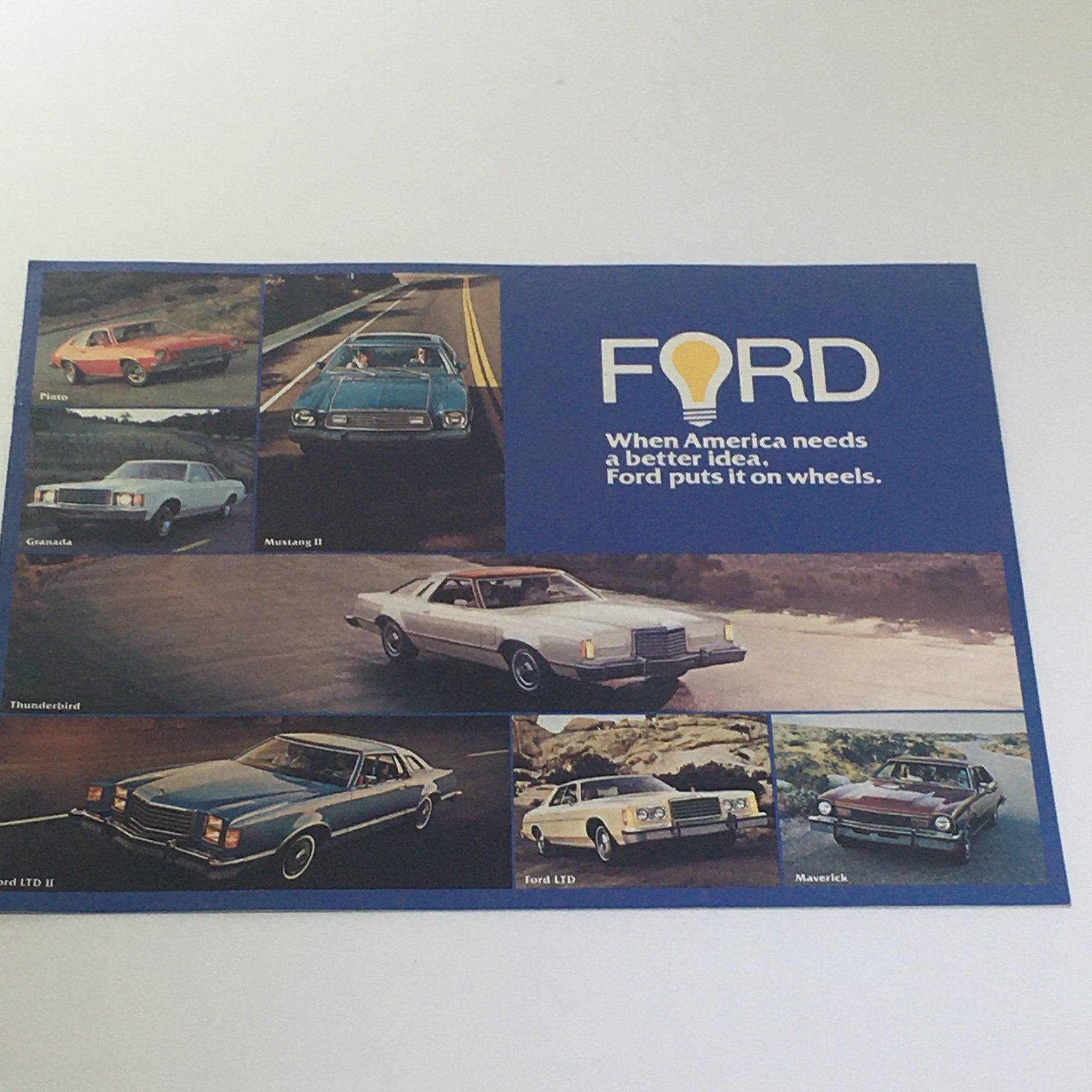 Vintage Ford Thunderbird LTD II 2-Door 4-Door 302 V8 Engine Car Catalog Brochure