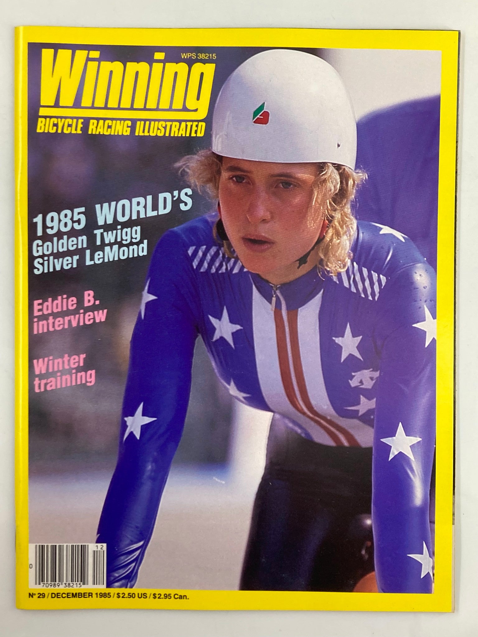 VTG Winning Bicycle Racing Illustrated December 1985 #29 Rebecca Twigg No Label