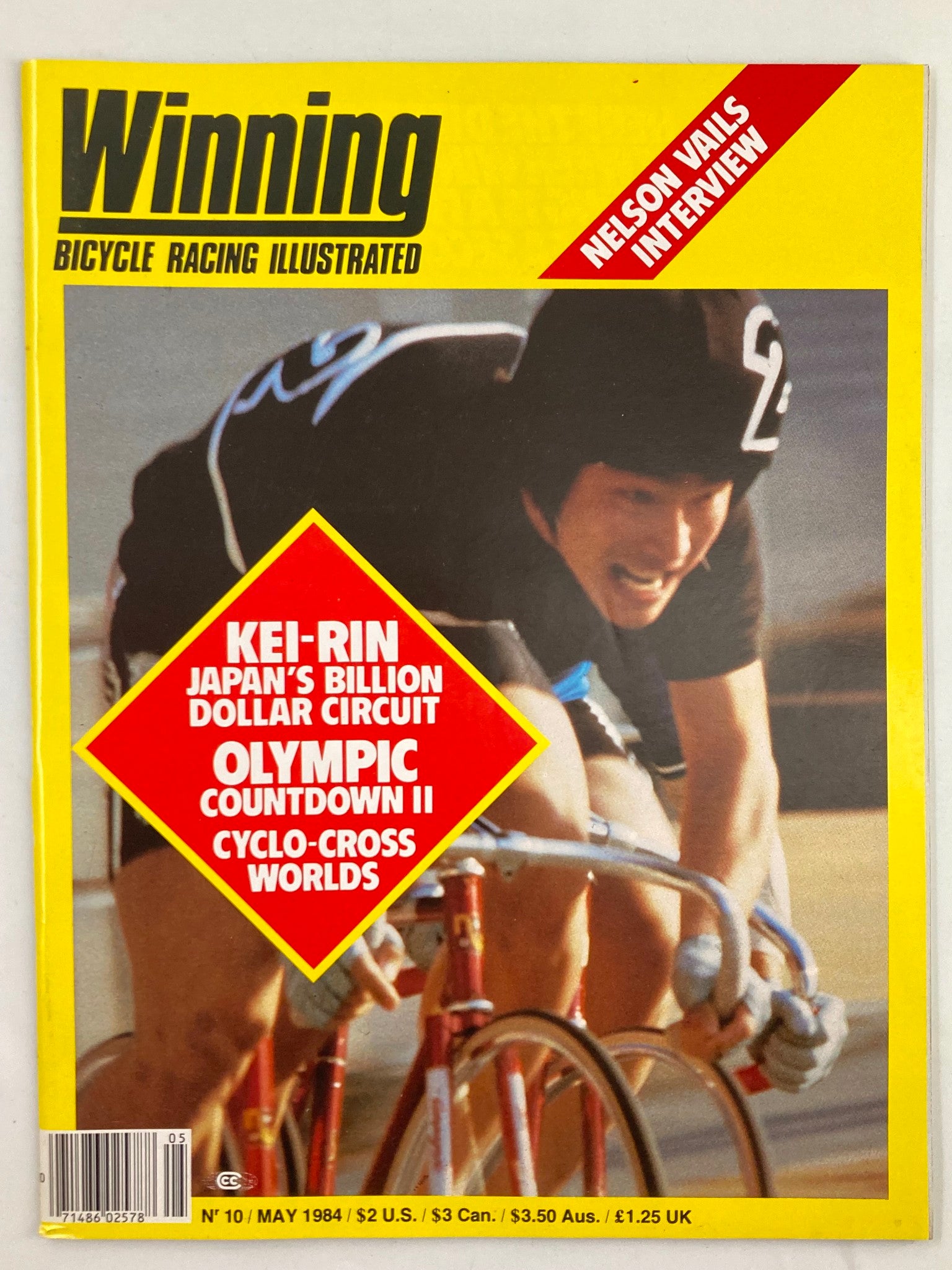 VTG Winning Bicycle Racing Illustrated May 1984 #10 Kei-Rin of Japan No Label