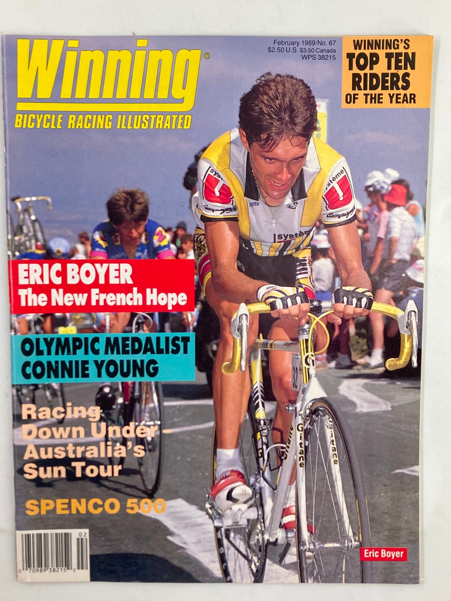 VTG Winning Bicycle Racing Illustrated February 1989 #67 Eric Boyer No Label