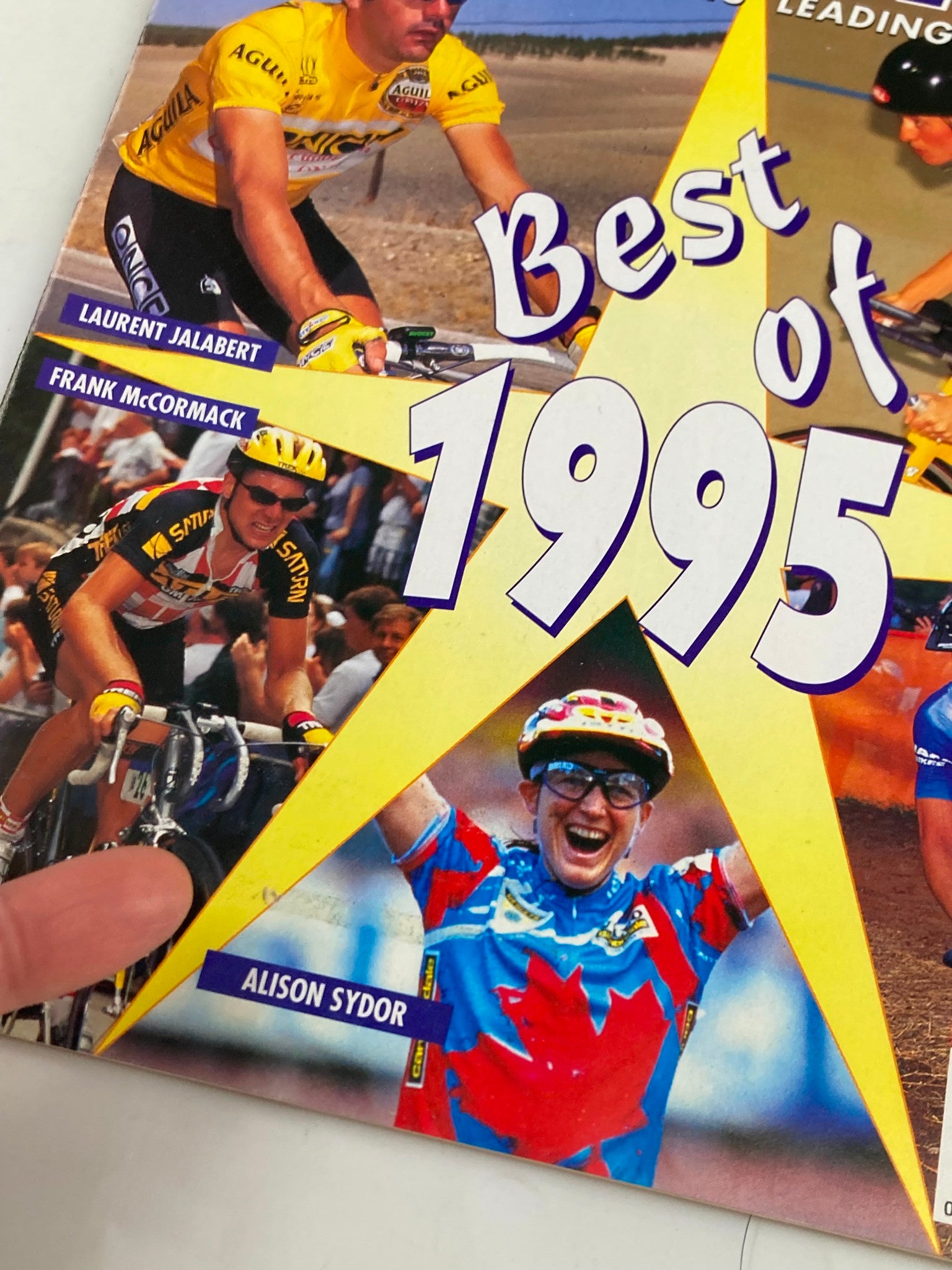 Winning Bicycle Racing Illustrated January 1996 No. 142 Laurent Jalabert