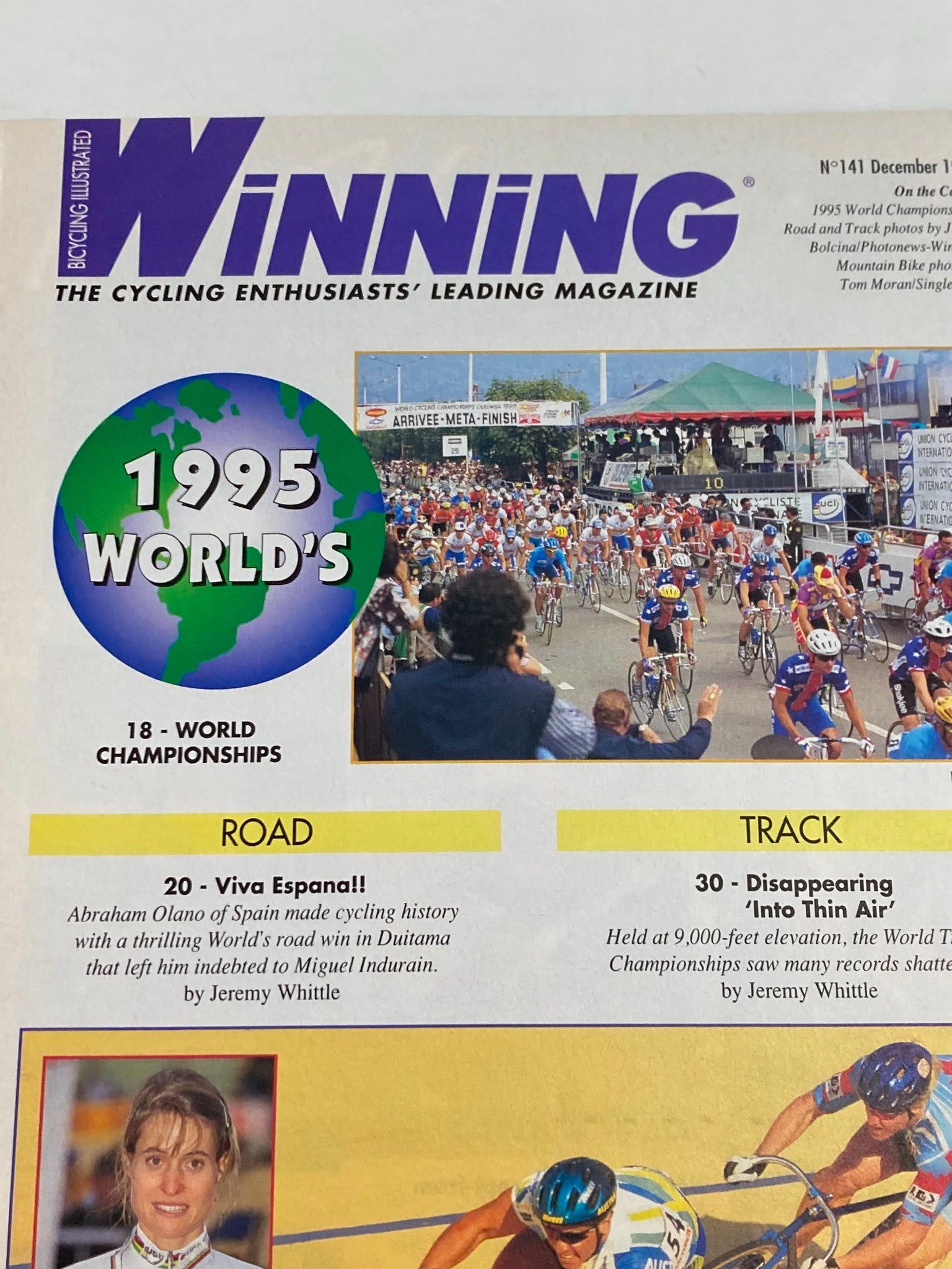 Winning Bicycle Racing Illustrated December 1995 No. 141 Rebecca Twigg