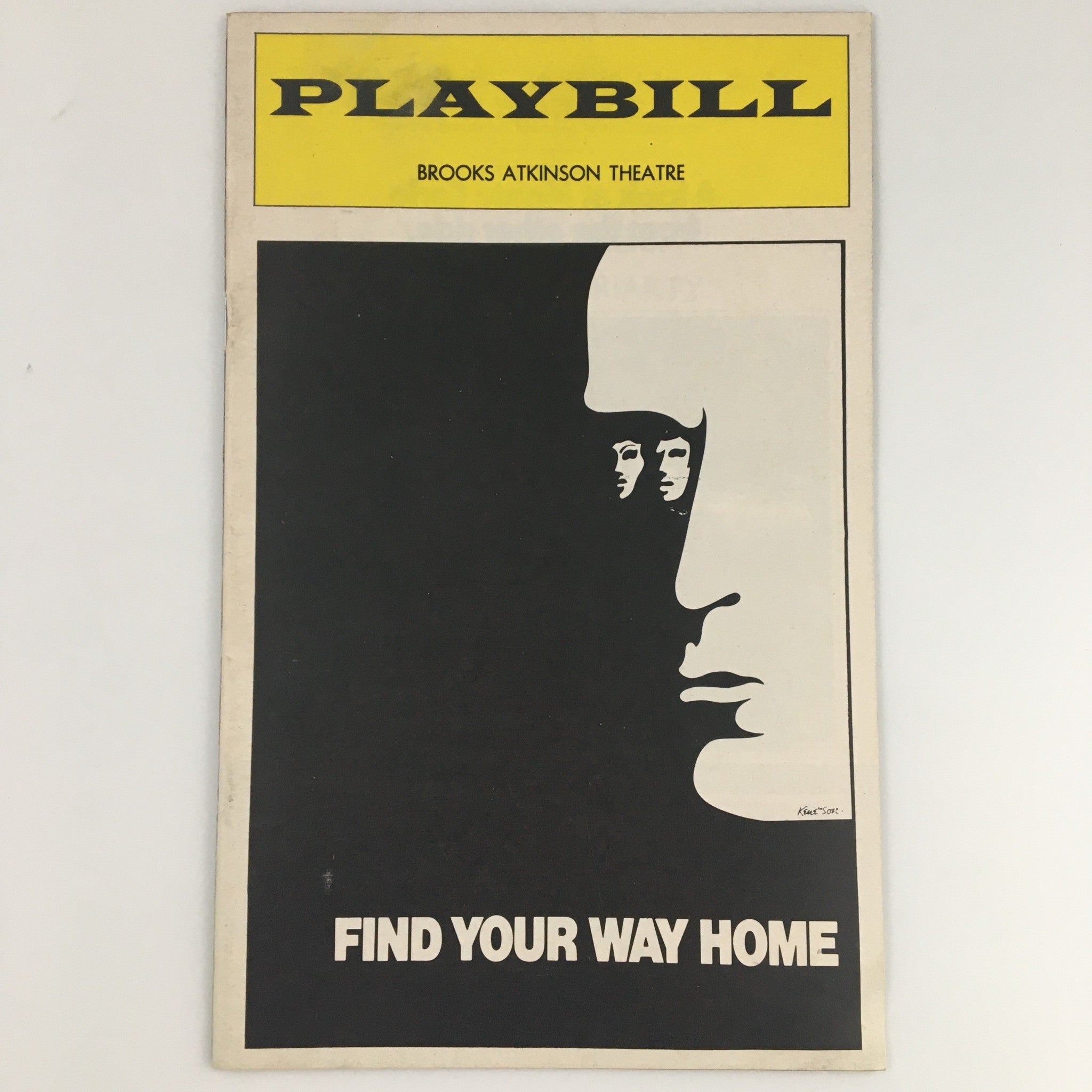 1974 Playbill Brooks Atkinson Theatre 'Find Your Way Home' Michael Moriarty