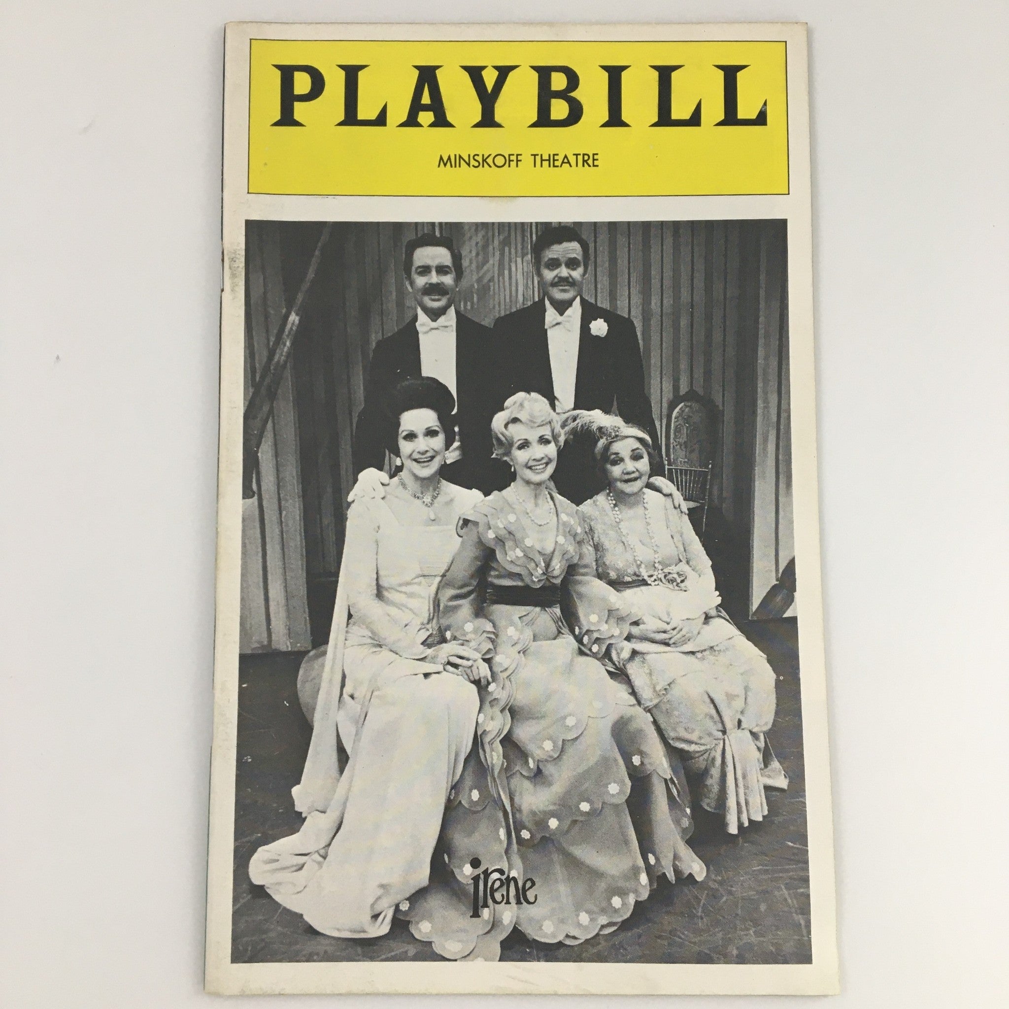 1974 Playbill Minskoff Theatre 'Irene' Jane Powell, Ted Paugh, Patti Karr