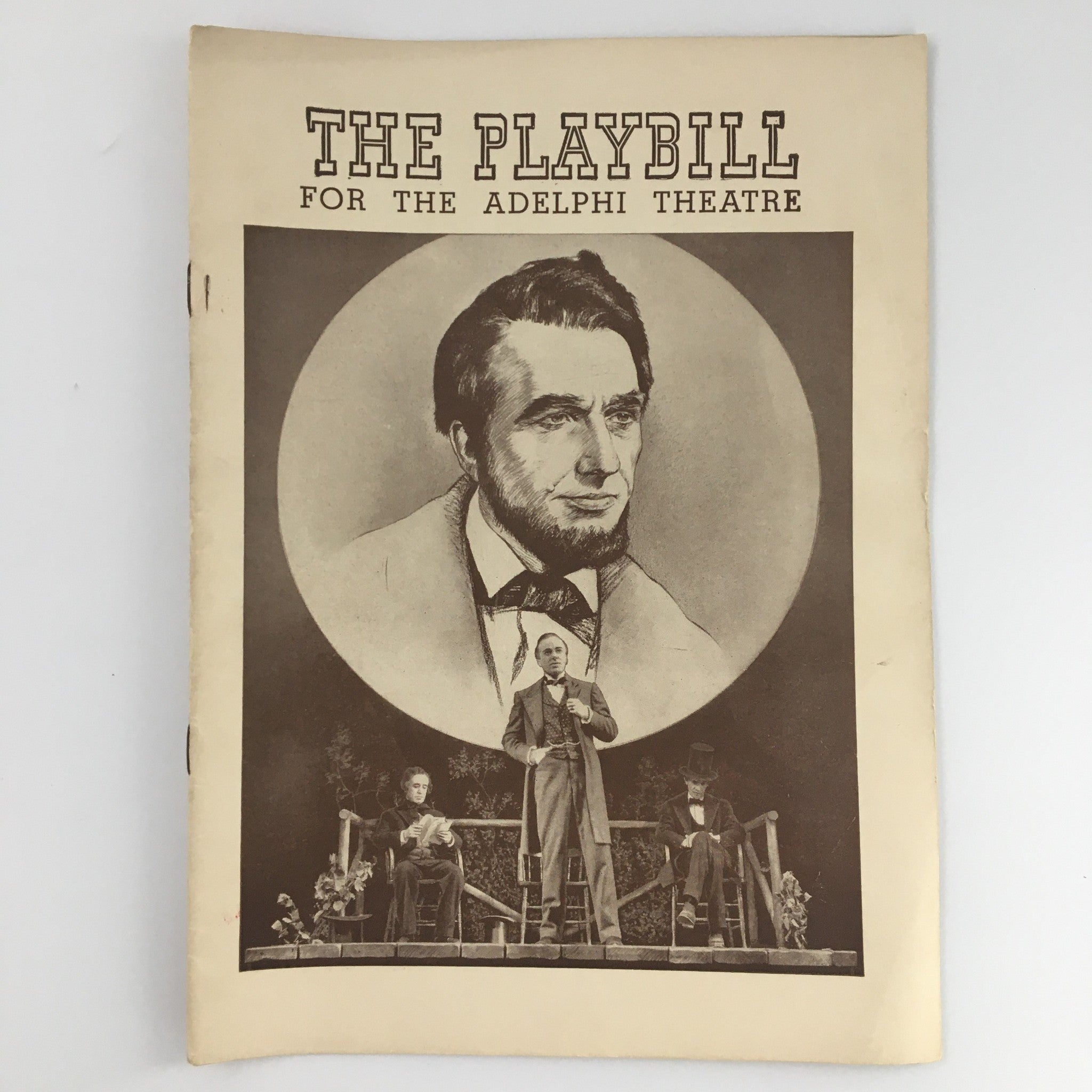 1939 Playbill Adelphi Theatre 'Abe Lincoln in Illinois' Richard Gaines