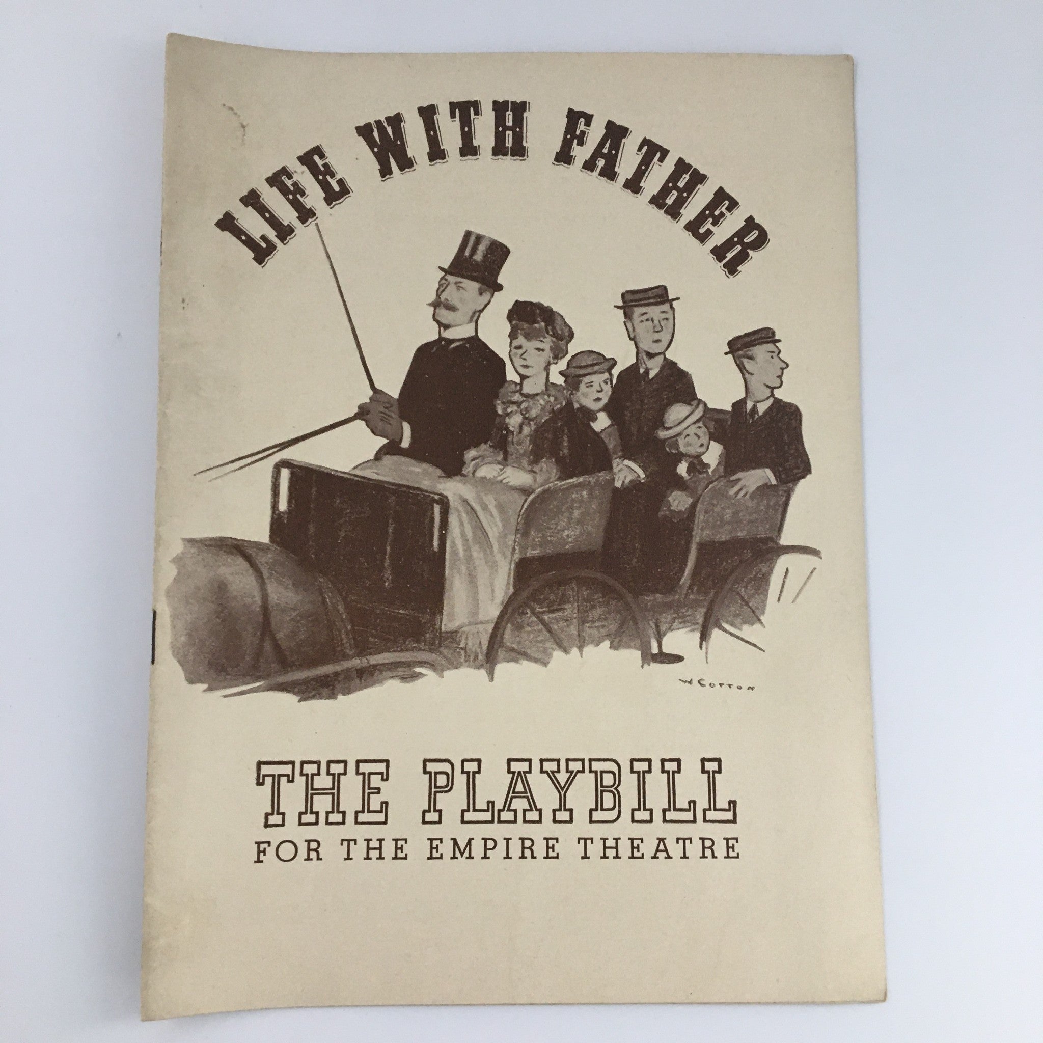 1941 Playbill The Empire Theatre 'Life With Father' Howard Lindsay Russle Crouse