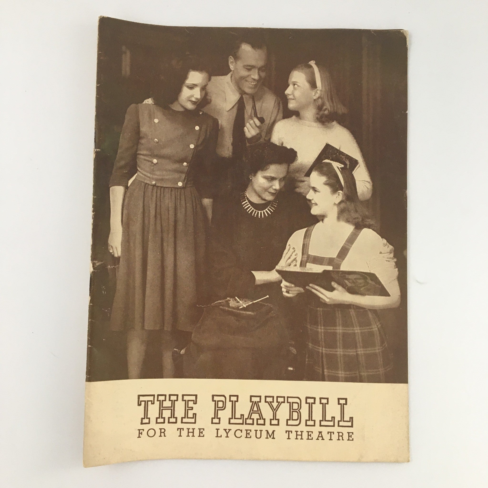 1942 Playbill Lyceum Theatre 'Junior Miss' Philip Ober, Barbara Robbins