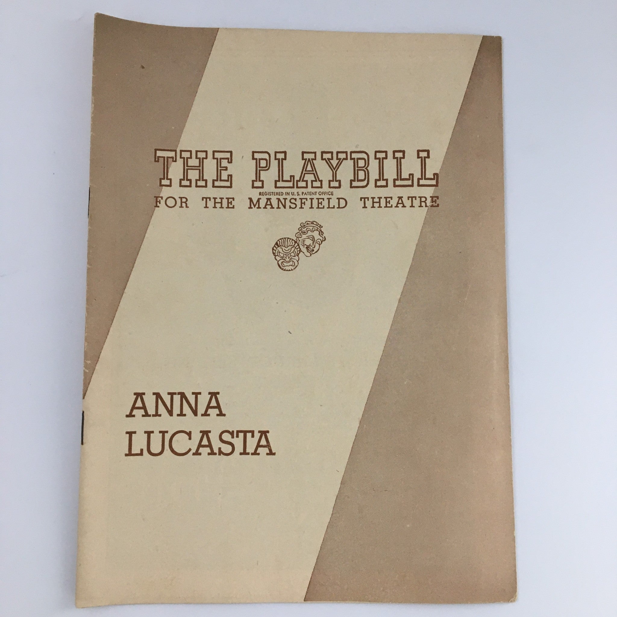 1946 Playbill Mansfield Theatre 'Anna Lucasta' Edith Whiteman, Inge Hardison