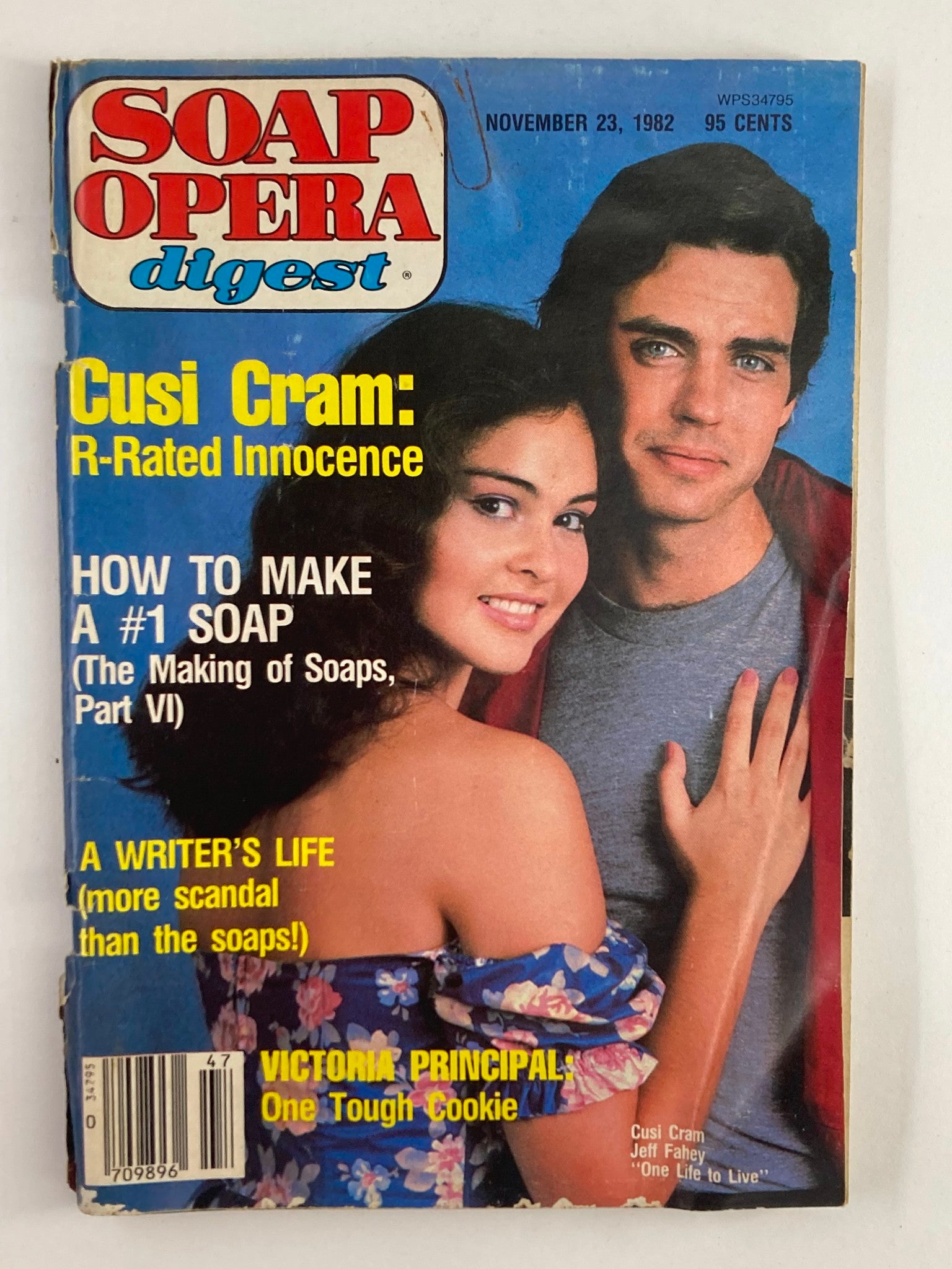 VTG Soap Opera Digest November 23 1982 Cusi Cram and Jeff Fahey No Label