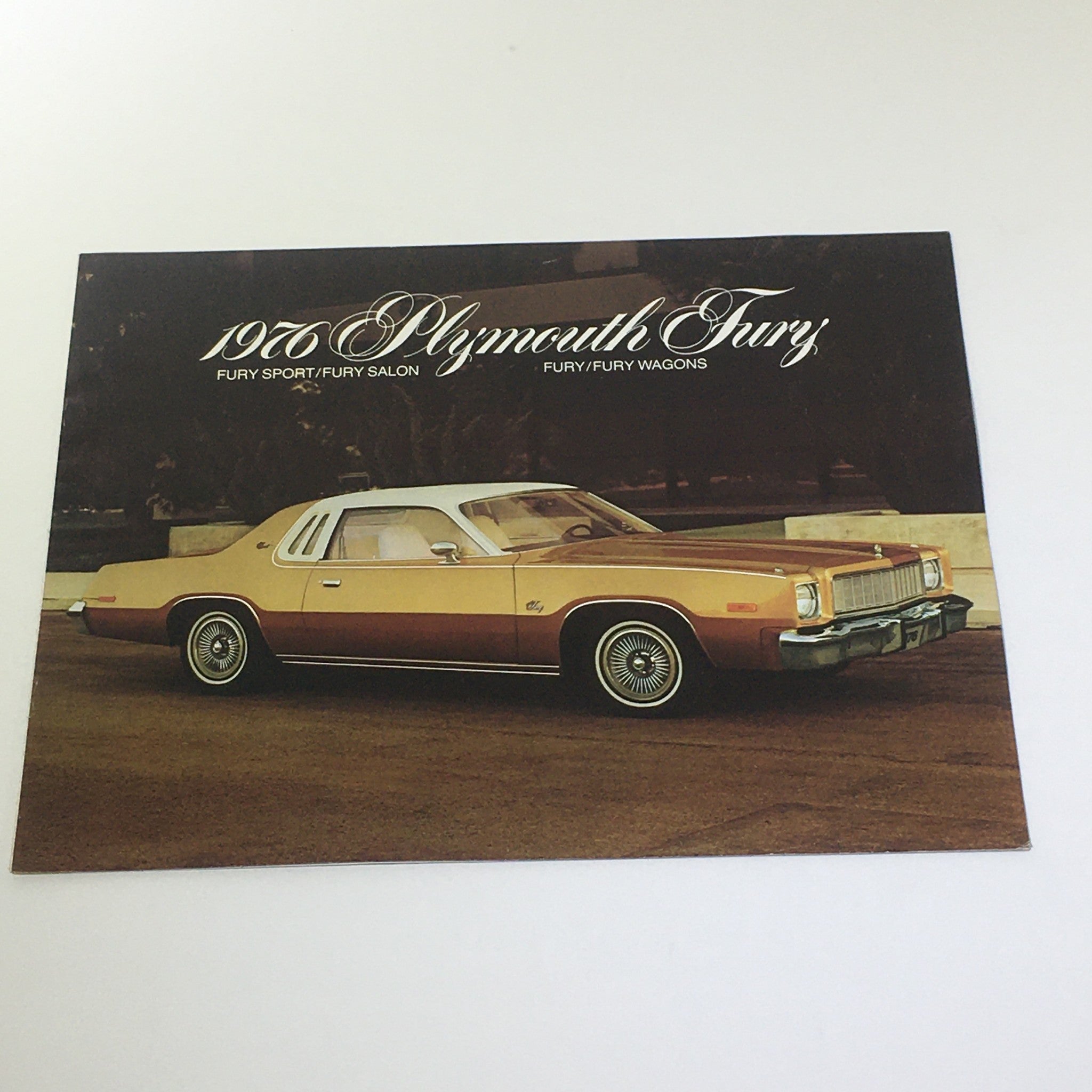 Vintage 1976 Plymouth Fury Fury Sport/Salon/Wagons 225-Cyl 318 V-8 Car Brochure