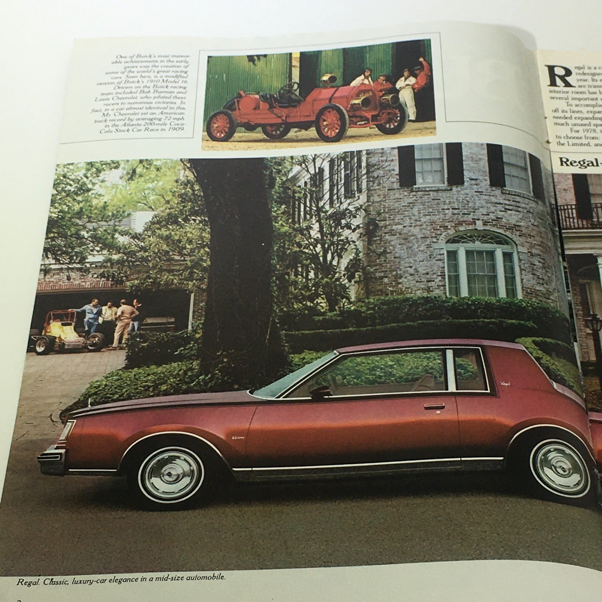 Vintage Buick 1978 Regal Classic 2-Door Hardtop V-8 Sedan Car Catalog Brochure