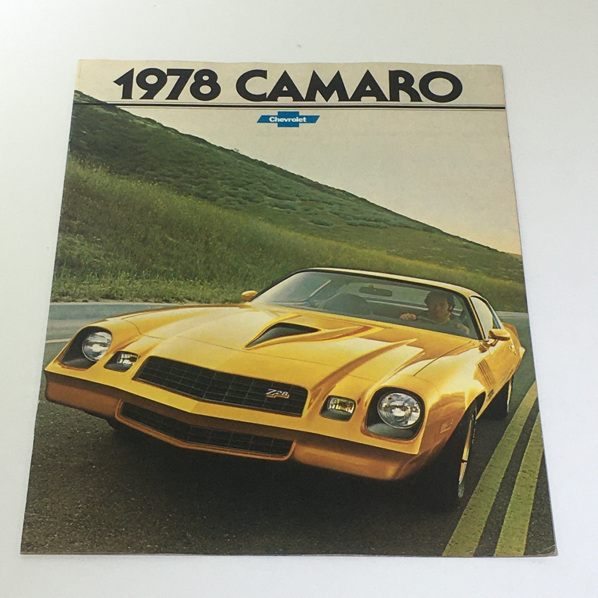 Vintage 1978 Camaro Z28 by Chevrolet 4-Speed 350 V-8 Engine Car Catalog Brochure