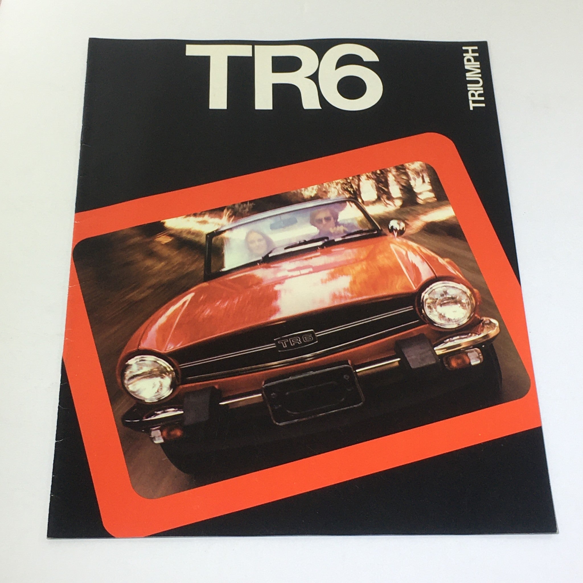 Vintage 1975 Triumph TR6 2-Door Convertible Sedan USA-TR752 Car Catalog Brochure