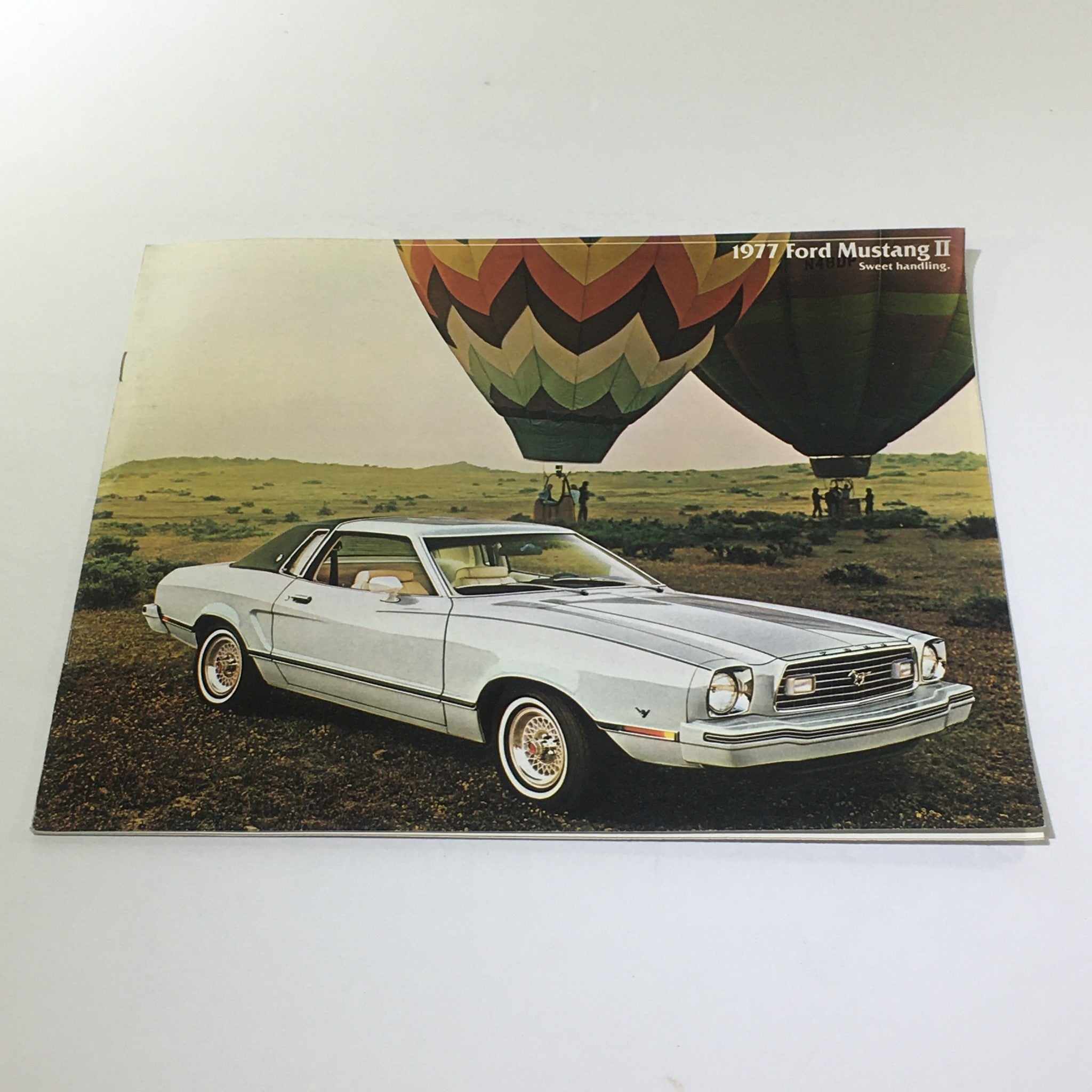 Vintage 1977 Ford Mustang II Hardtop Code 6-V 4-Speed MT Car Catalog Brochure