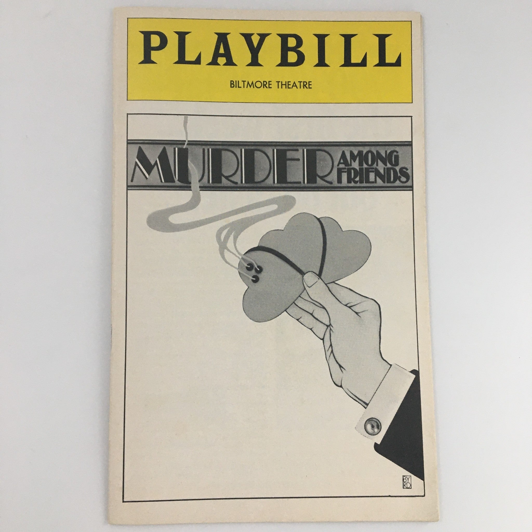 1975 Playbill Biltmore Theatre 'Murder Among Friends' Janet Leigh, Jack Cassidy