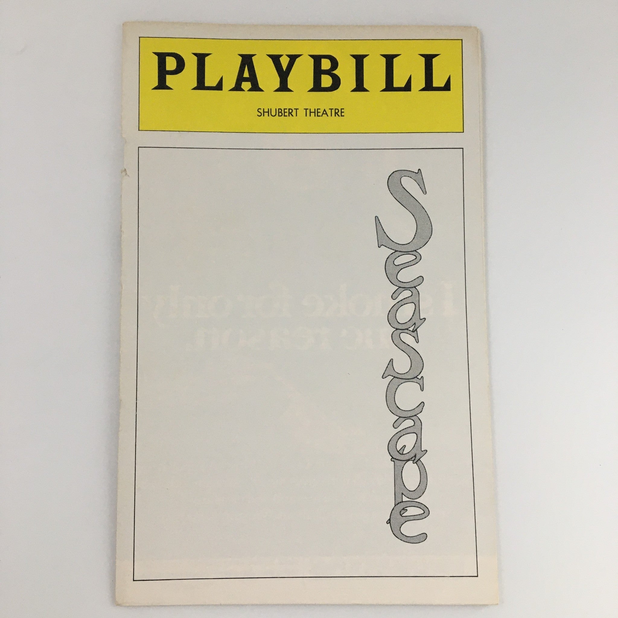 1975 Playbill Shubert Theatre 'Seascape' Barry Nelson, Deborah Kerr