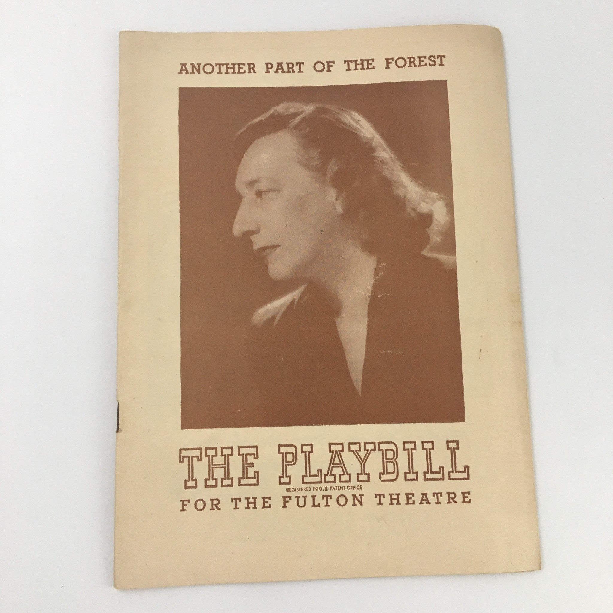 1947 Playbill Fulton Theatre 'Another Part of the Forest' Percy Waram, Leo Genn