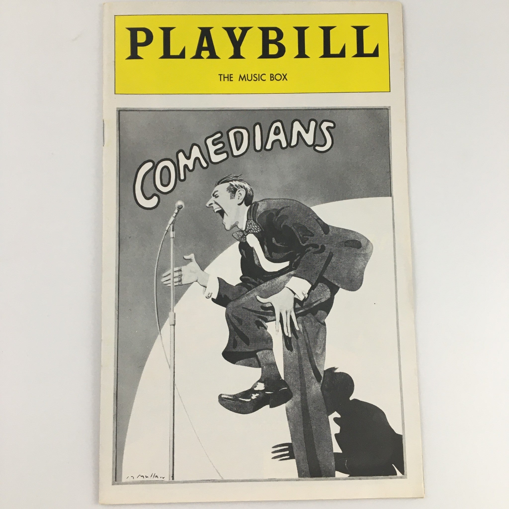 1977 Playbill The Music Box 'Comedians' Milo O'Shea, Jonathan Pryce, Rex Robbins