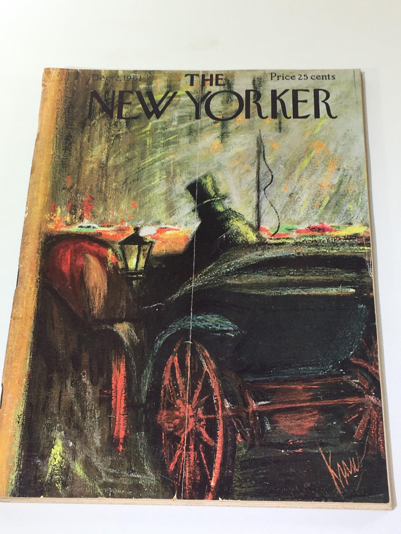 The New Yorker: December 2 1961 - Full Magazine/Theme Cover Robert Kraus