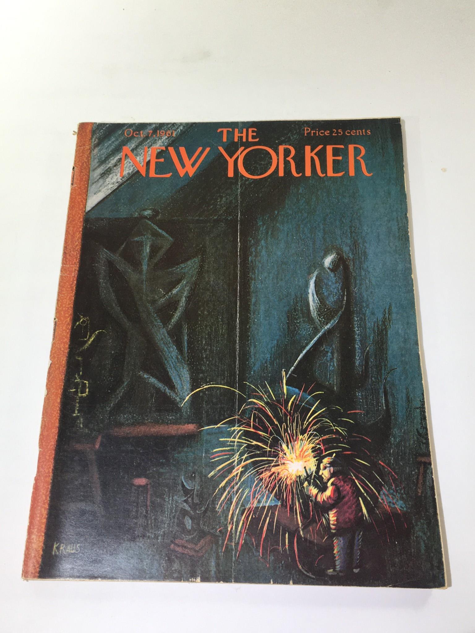 The New Yorker: October 7 1961 - Full Magazine/Theme Cover Robert Kraus