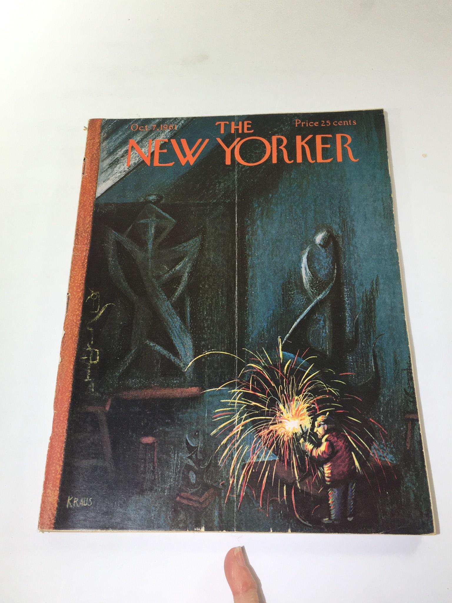 The New Yorker: October 7 1961 - Full Magazine/Theme Cover Robert Kraus