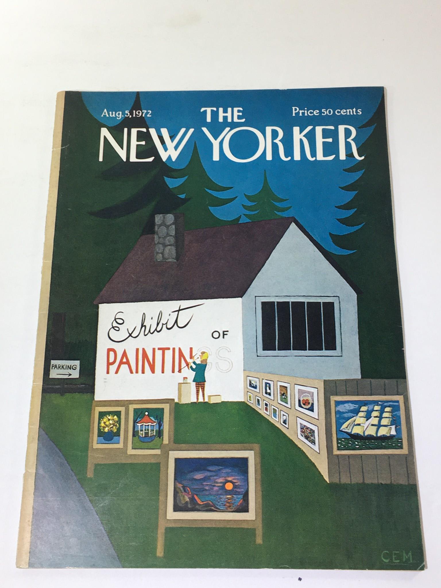 The New Yorker: August 5 1972 - Full Magazine/Theme Cover Charles E. Martin