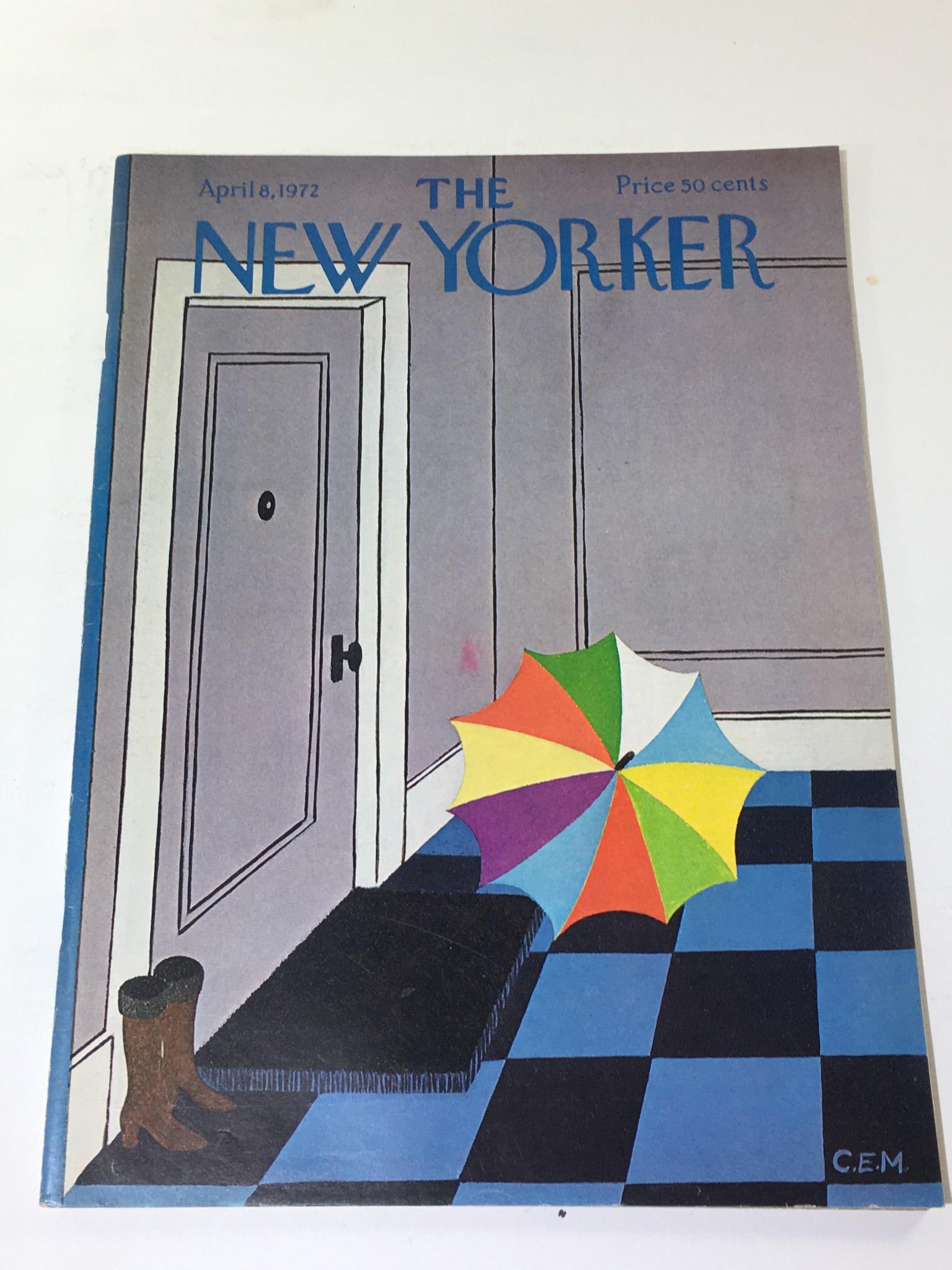 The New Yorker: April 8 1972 - Full Magazine/Theme Cover Charles E. Martin