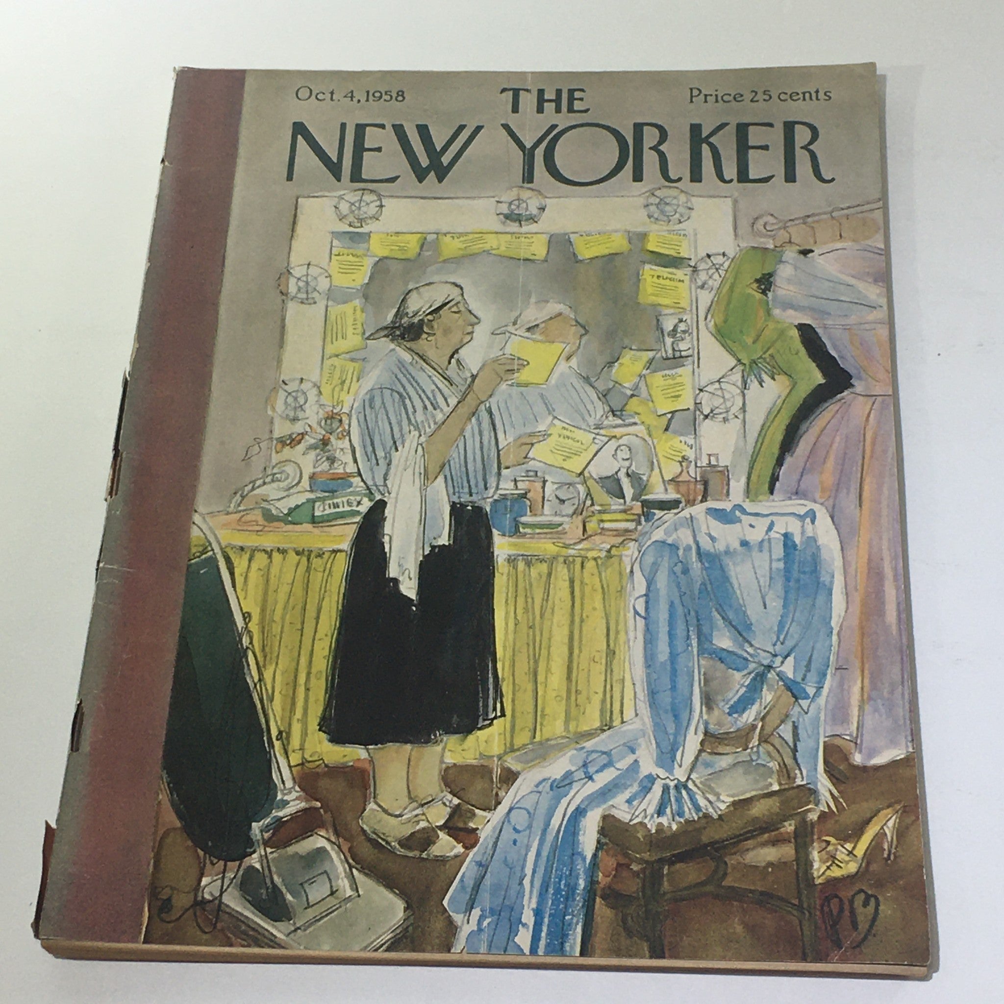 The New Yorker: October 4 1958 Full Magazine/Theme Cover Peter Barlow